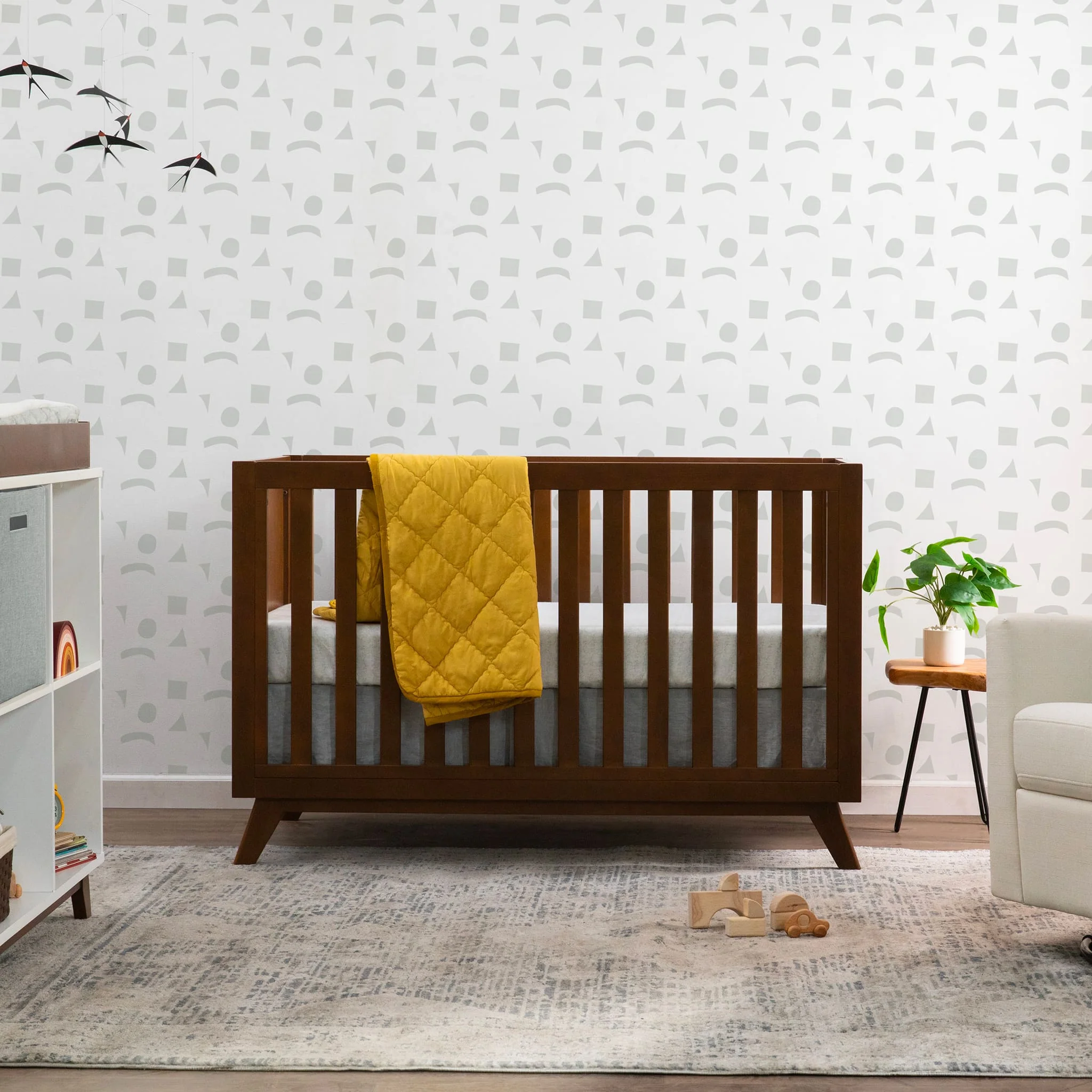 Couchette Convertible 3-en-1 Otto - Noyer - Image 2