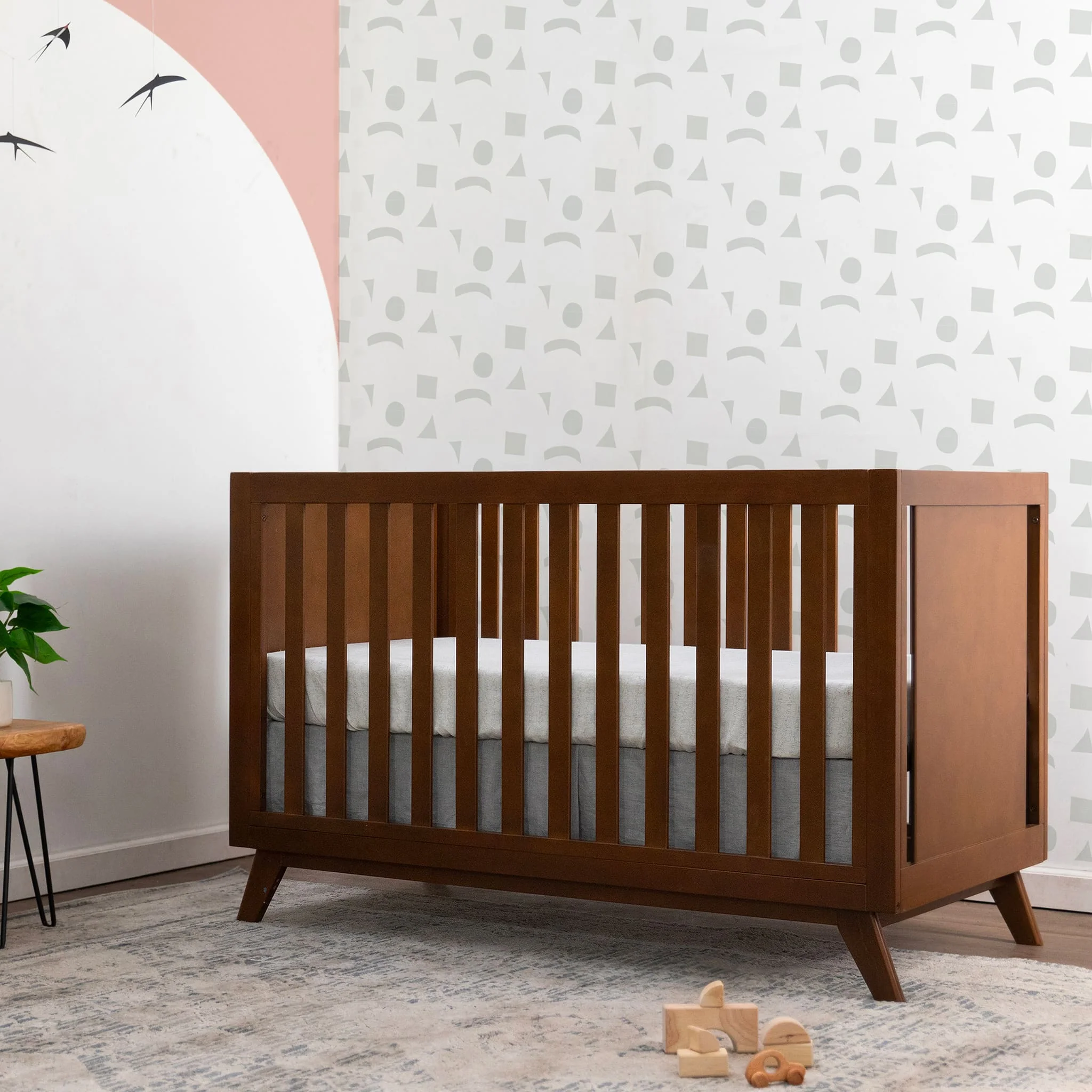 Couchette Convertible 3-en-1 Otto - Noyer - Image 8