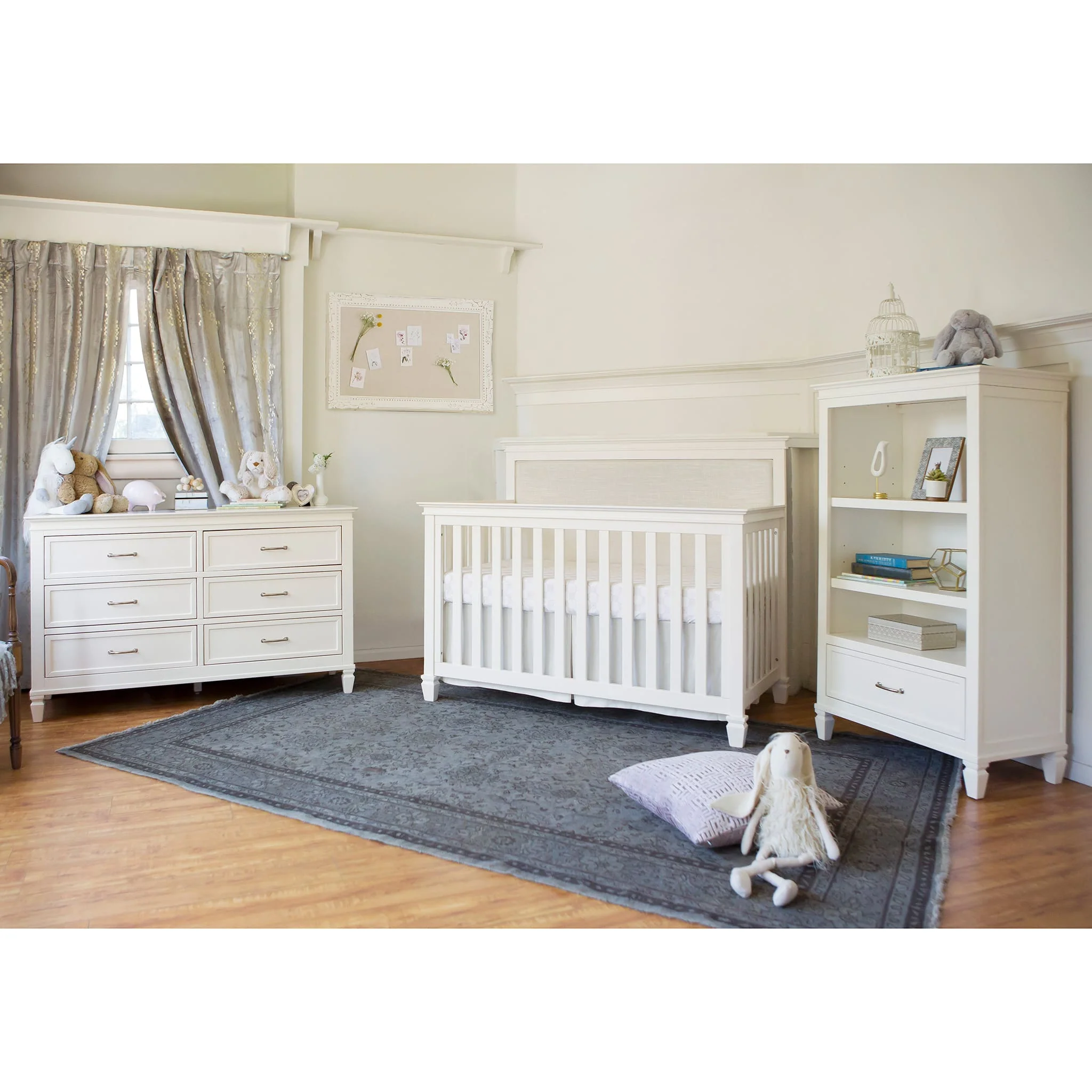 Couchette Convertible 4-en-1 Darlington - Blanc Chaud - Image 10