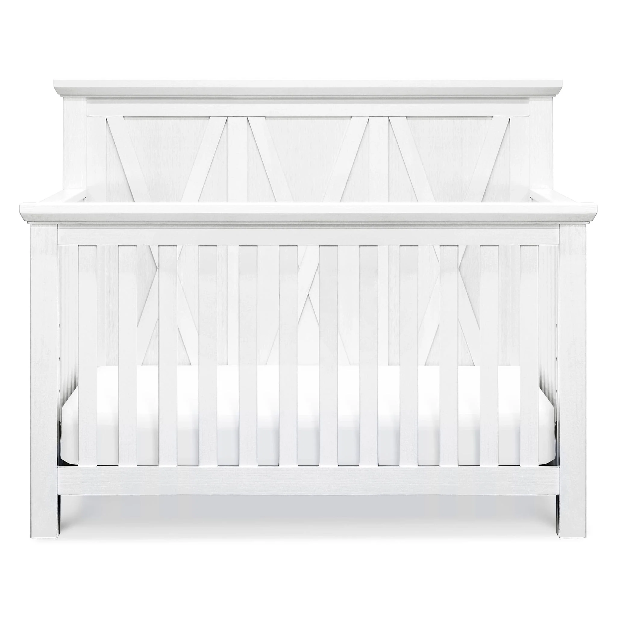 Couchette Évolutive 3 en 1 Emory Farmhouse - Blanc Lin