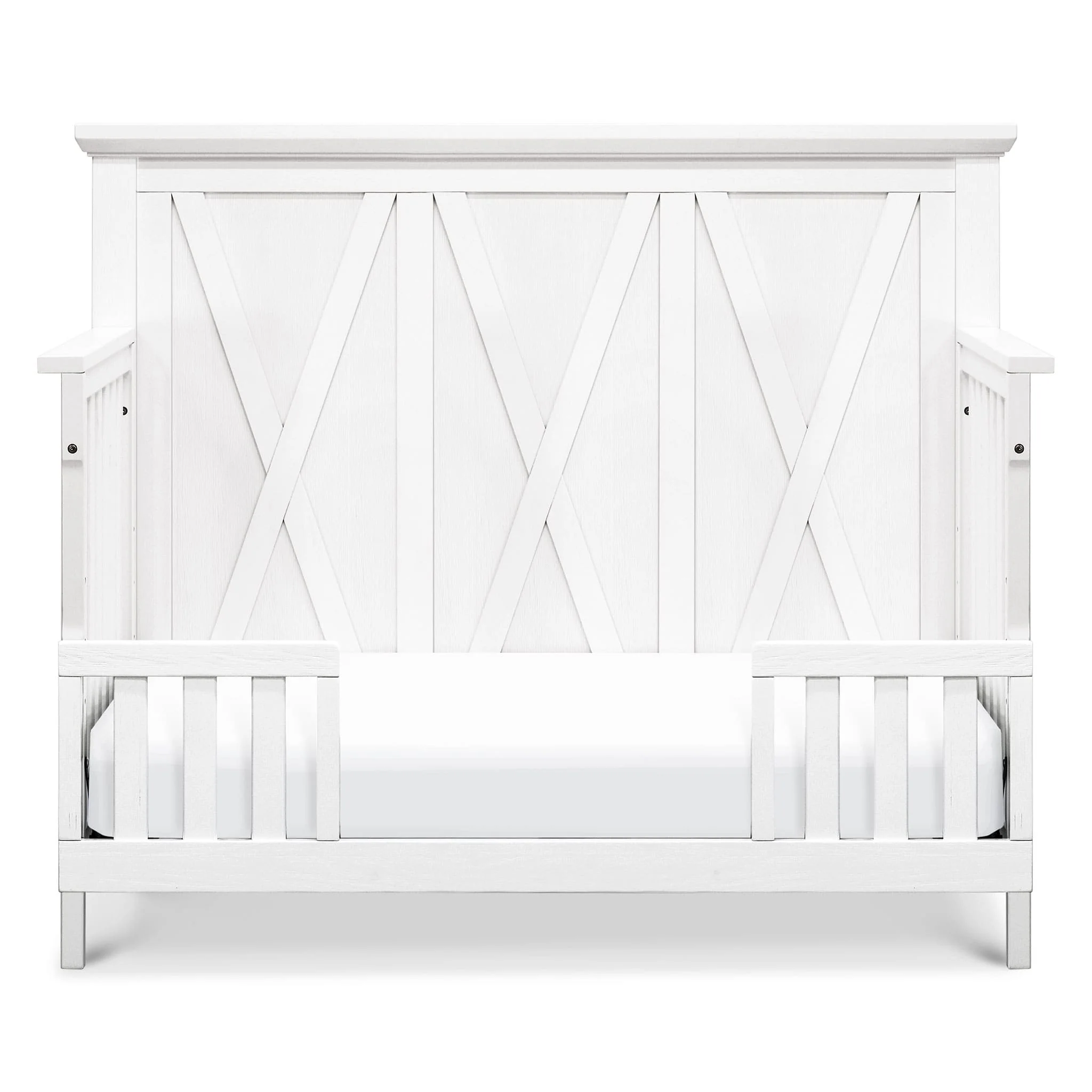 Couchette Évolutive 3 en 1 Emory Farmhouse - Blanc Lin - Image 4