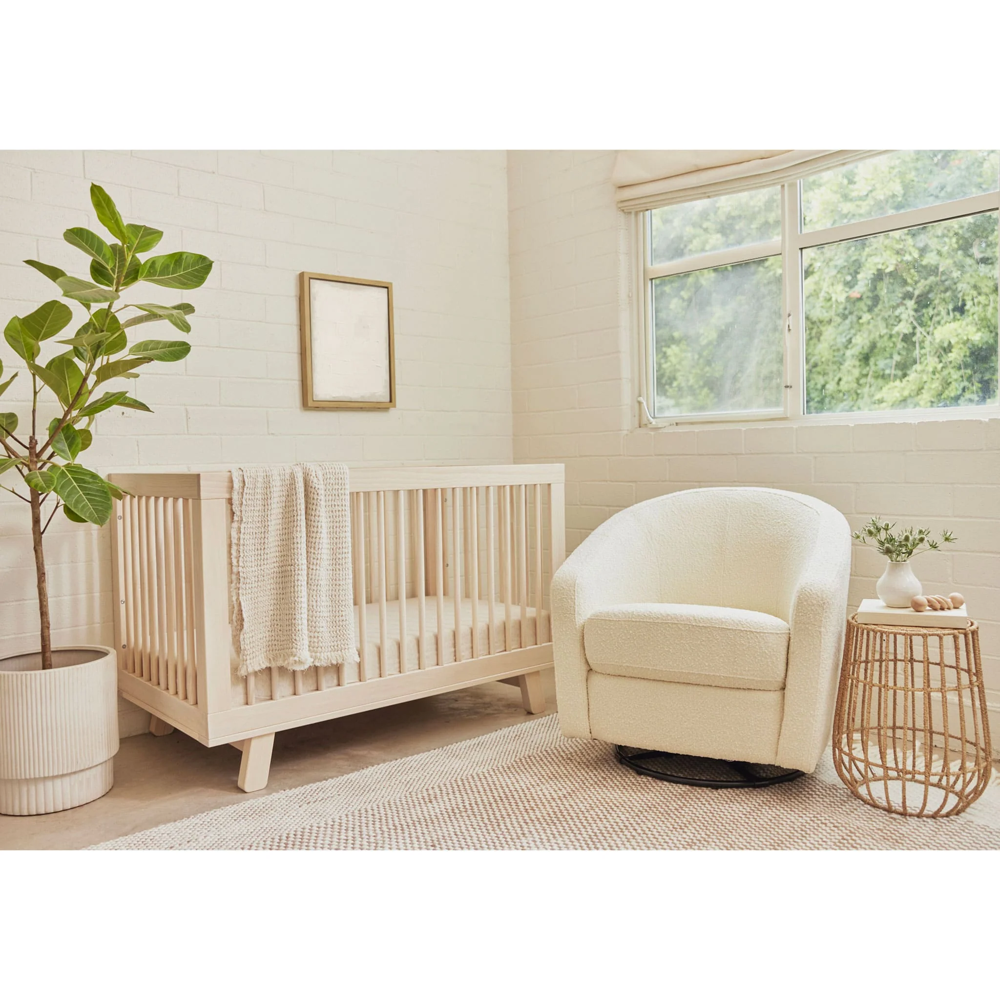 Couchette Convertible 3 en 1 Hudson - Naturel Lavé - Image 8