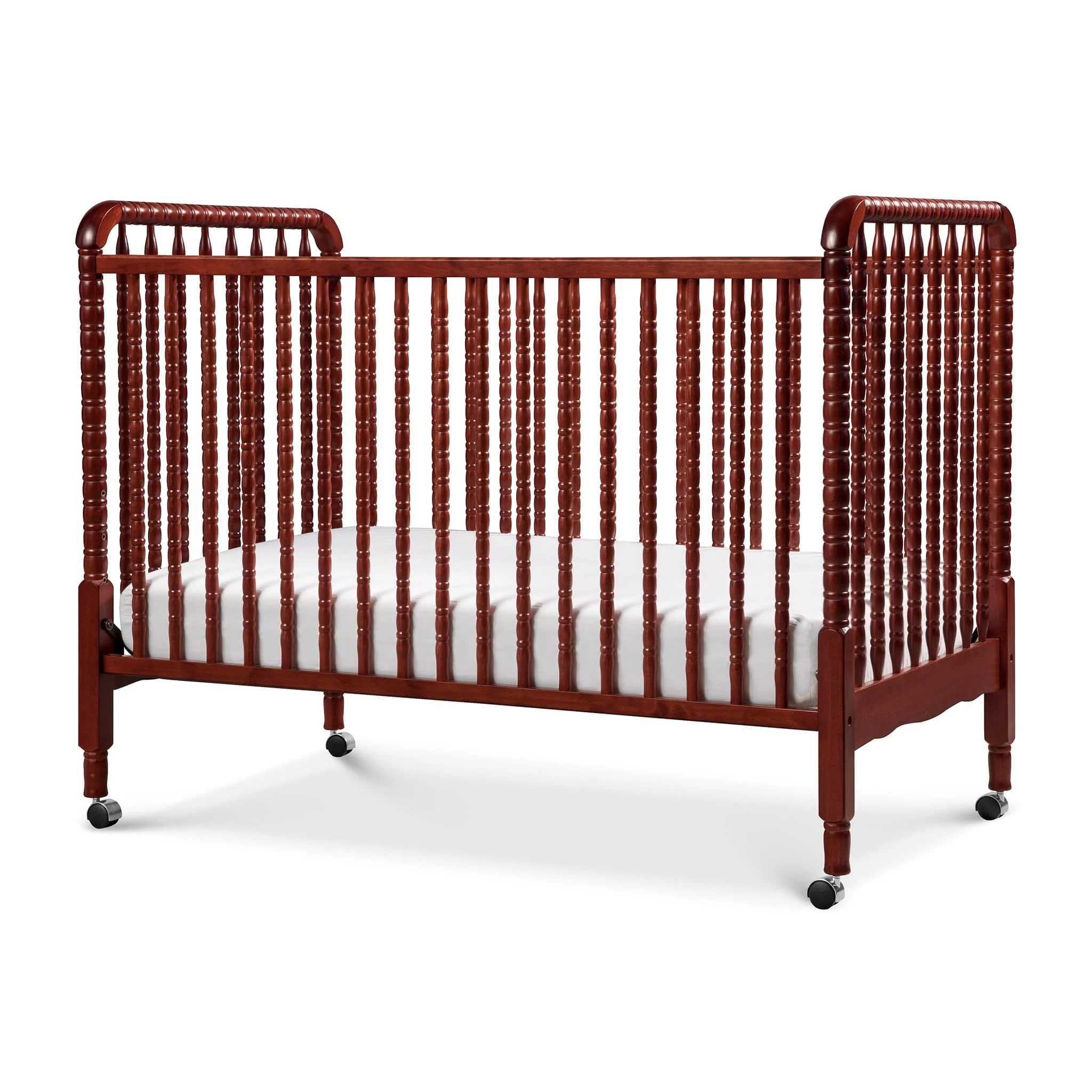 Couchette Convertible 3-en-1 Jenny Lind - Cerise