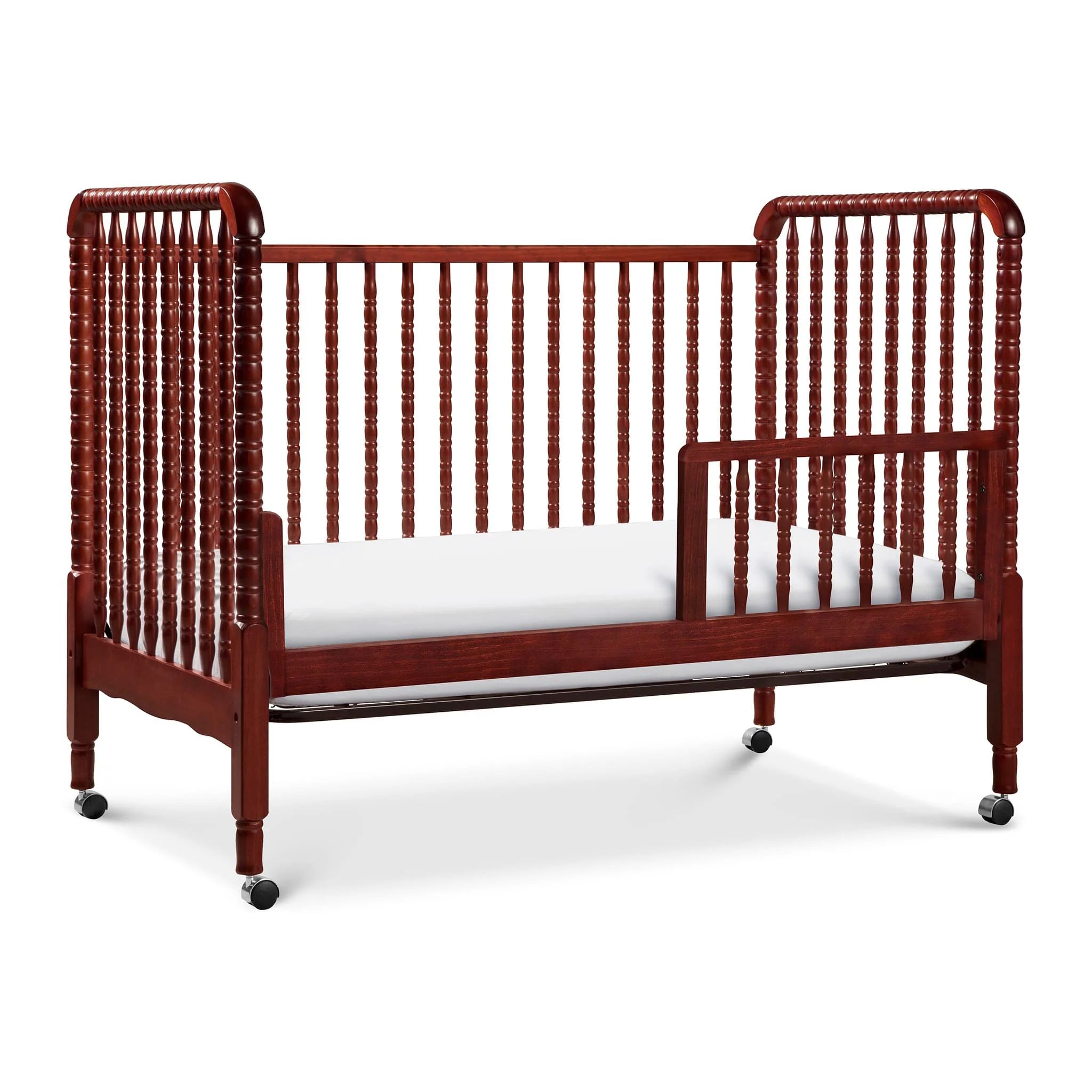 Couchette Convertible 3-en-1 Jenny Lind - Cerise - Image 4