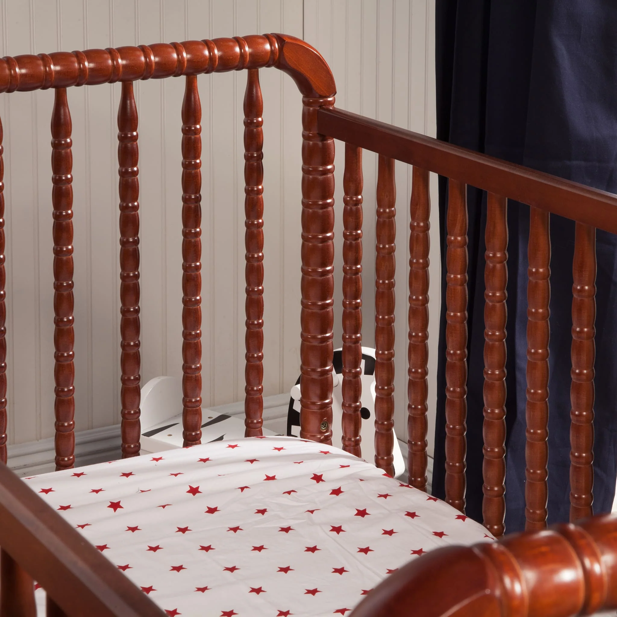 Couchette Convertible 3-en-1 Jenny Lind - Cerise - Image 7