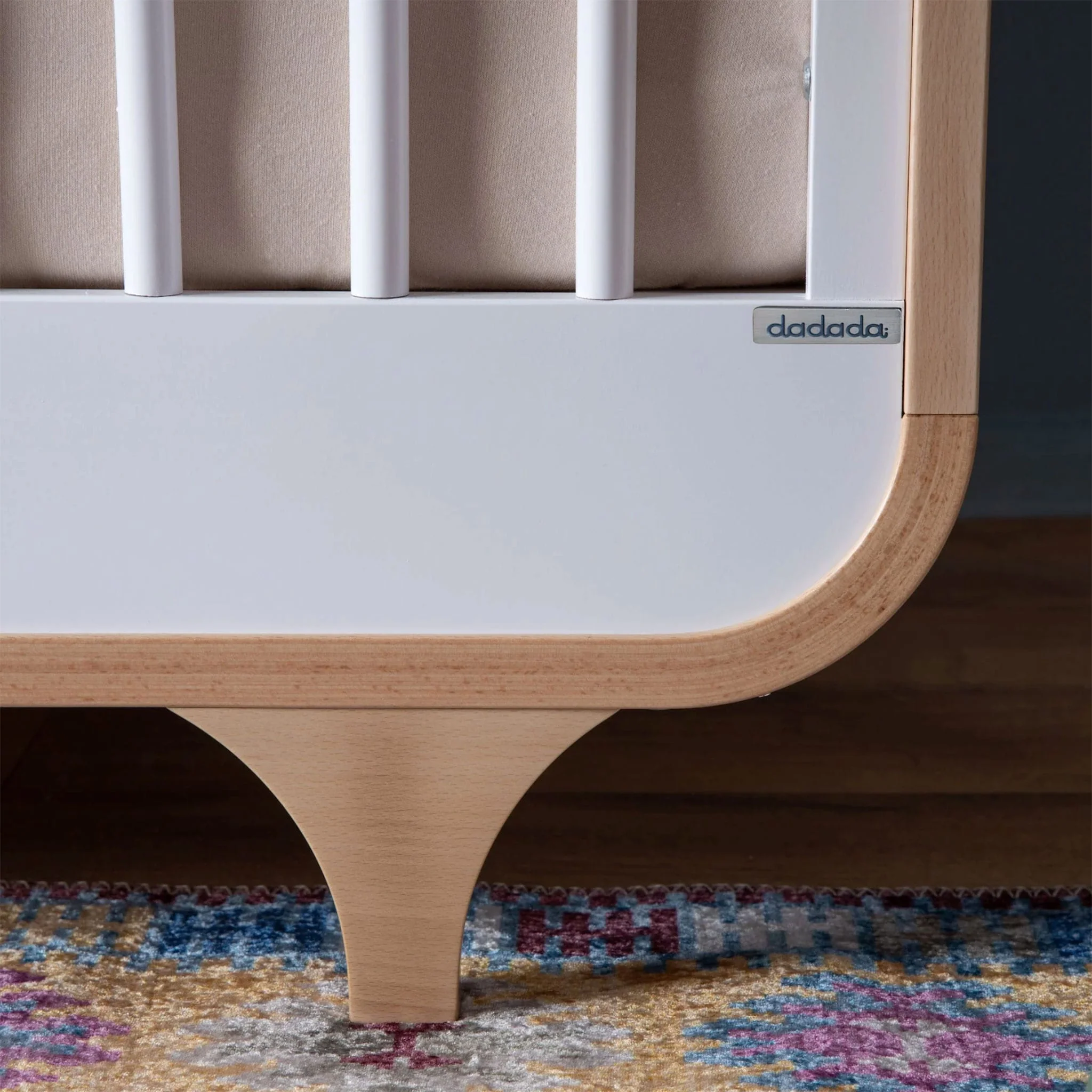 Couchette convertible 3 en 1 Jolly - Blanc/Naturel - Image 9