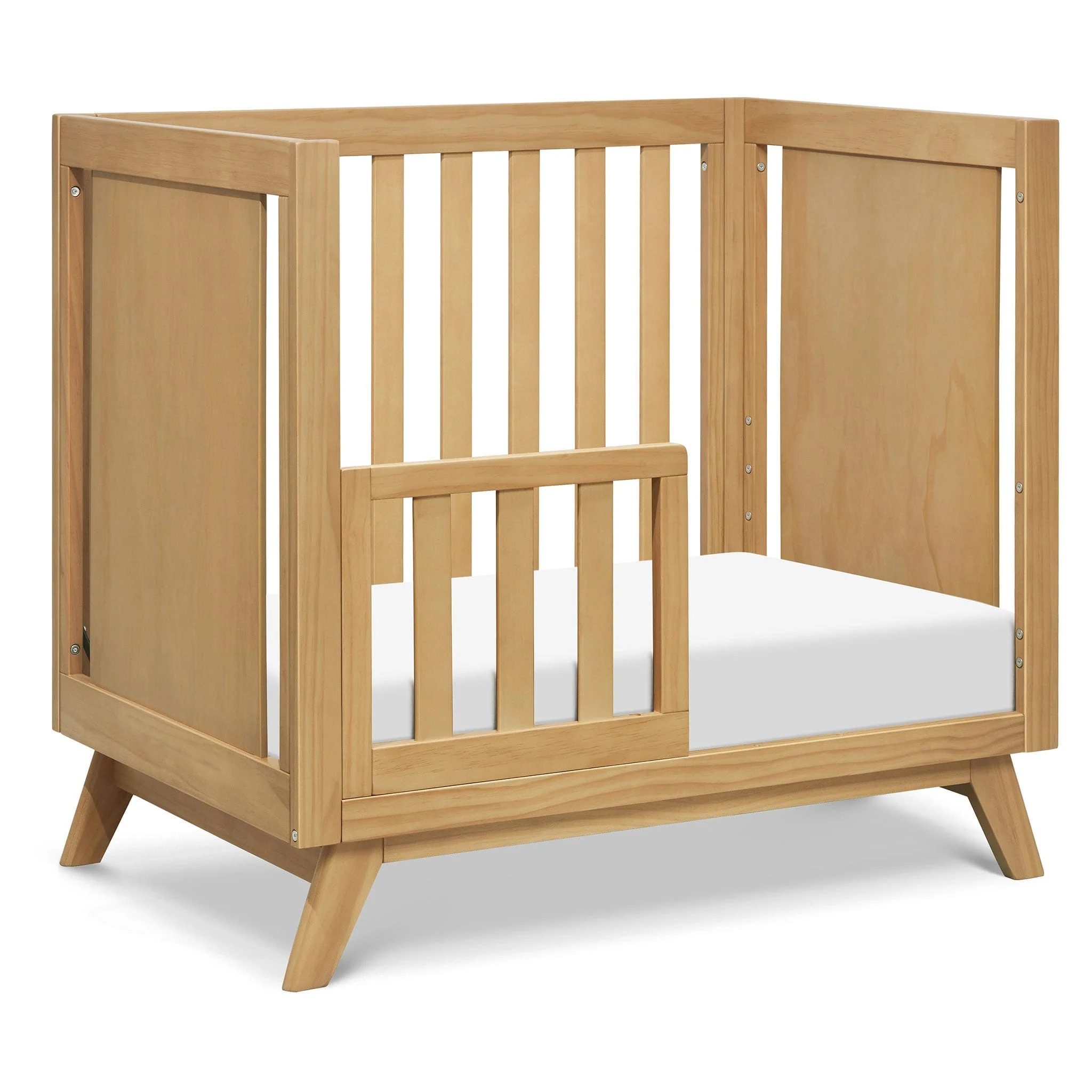 Mini Couchette Convertible Otto 3-en-1 (avec matelas de 4" inclus) - Miel - Image 3