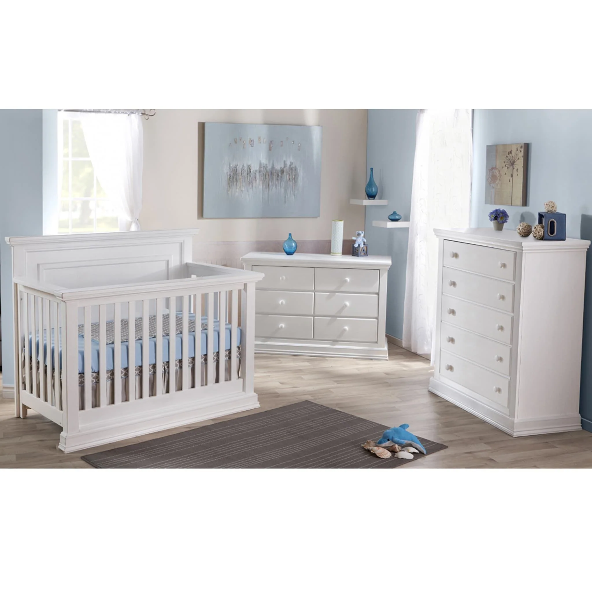 Couchette Convertible Modena - Blanc Vintage - Image 2