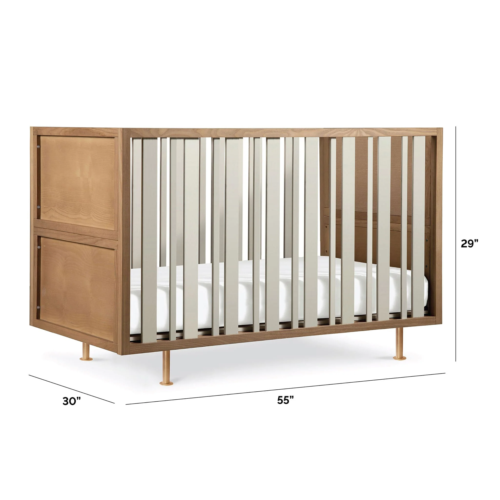 Couchette Novella avec kit de conversion - Frêne teinté / Ivoire - Image 7