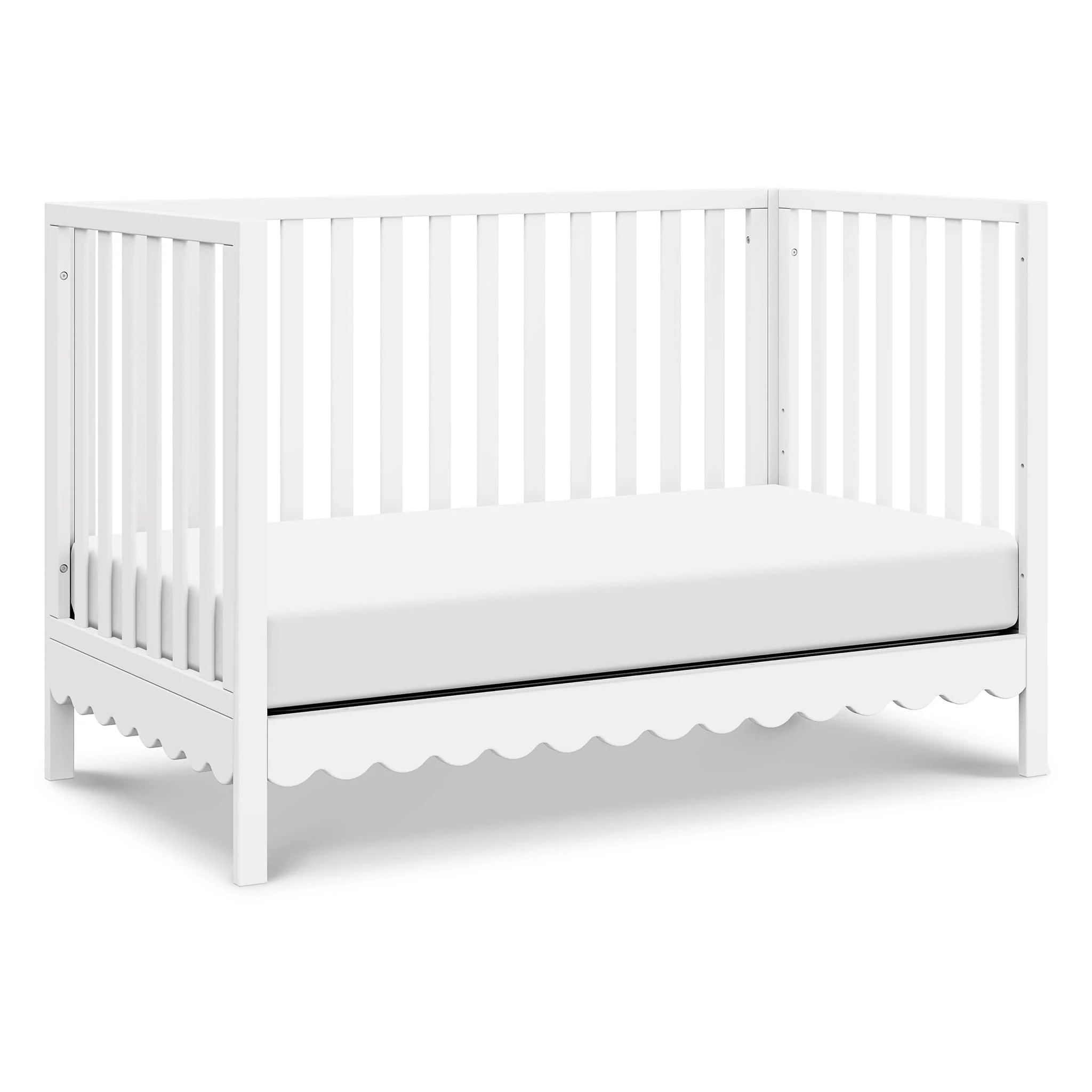 Couchette Convertible  4-en-1 Sammy Scallop -  Blanc - Image 5