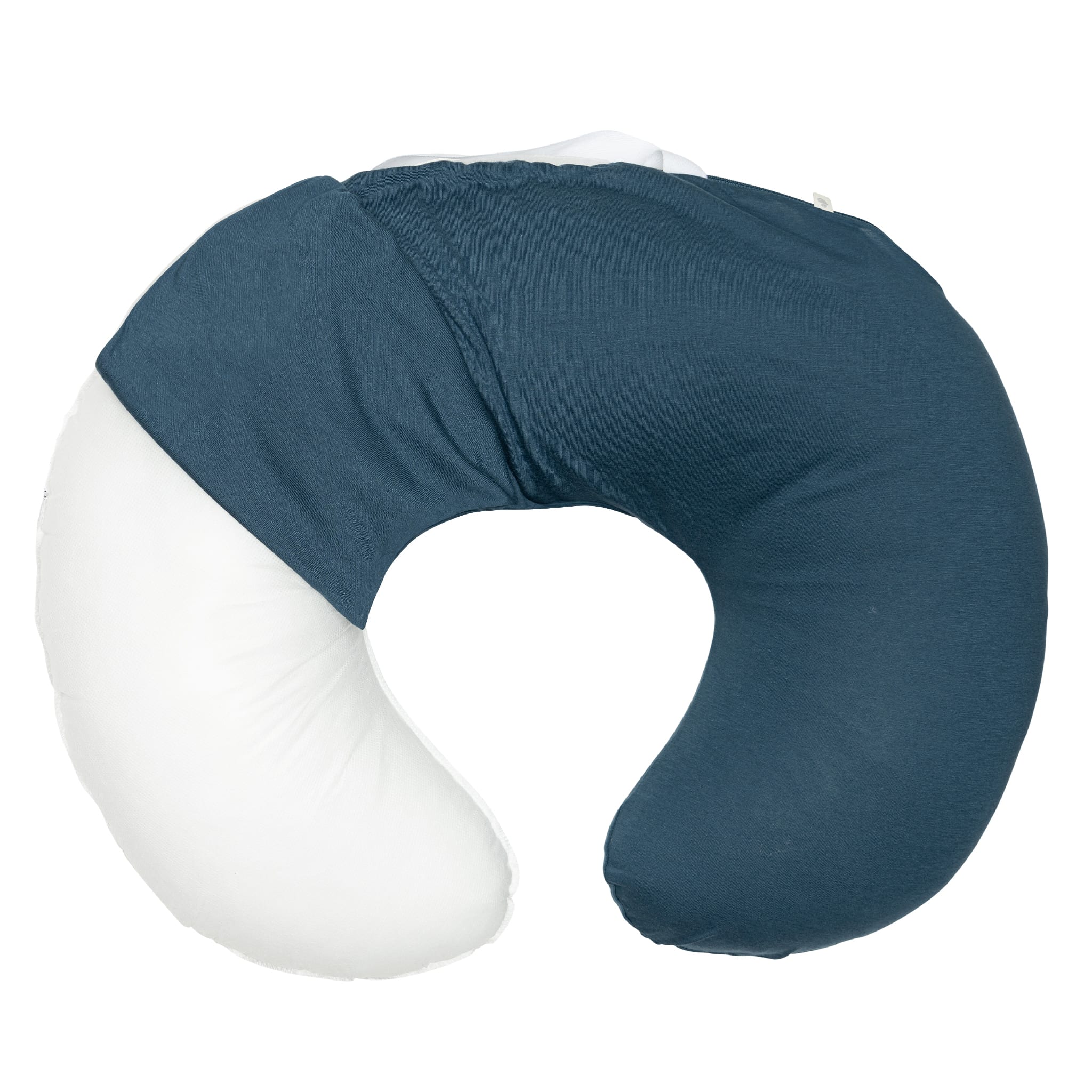 Coussin d'Allaitement Bambou - Denim - Image 4