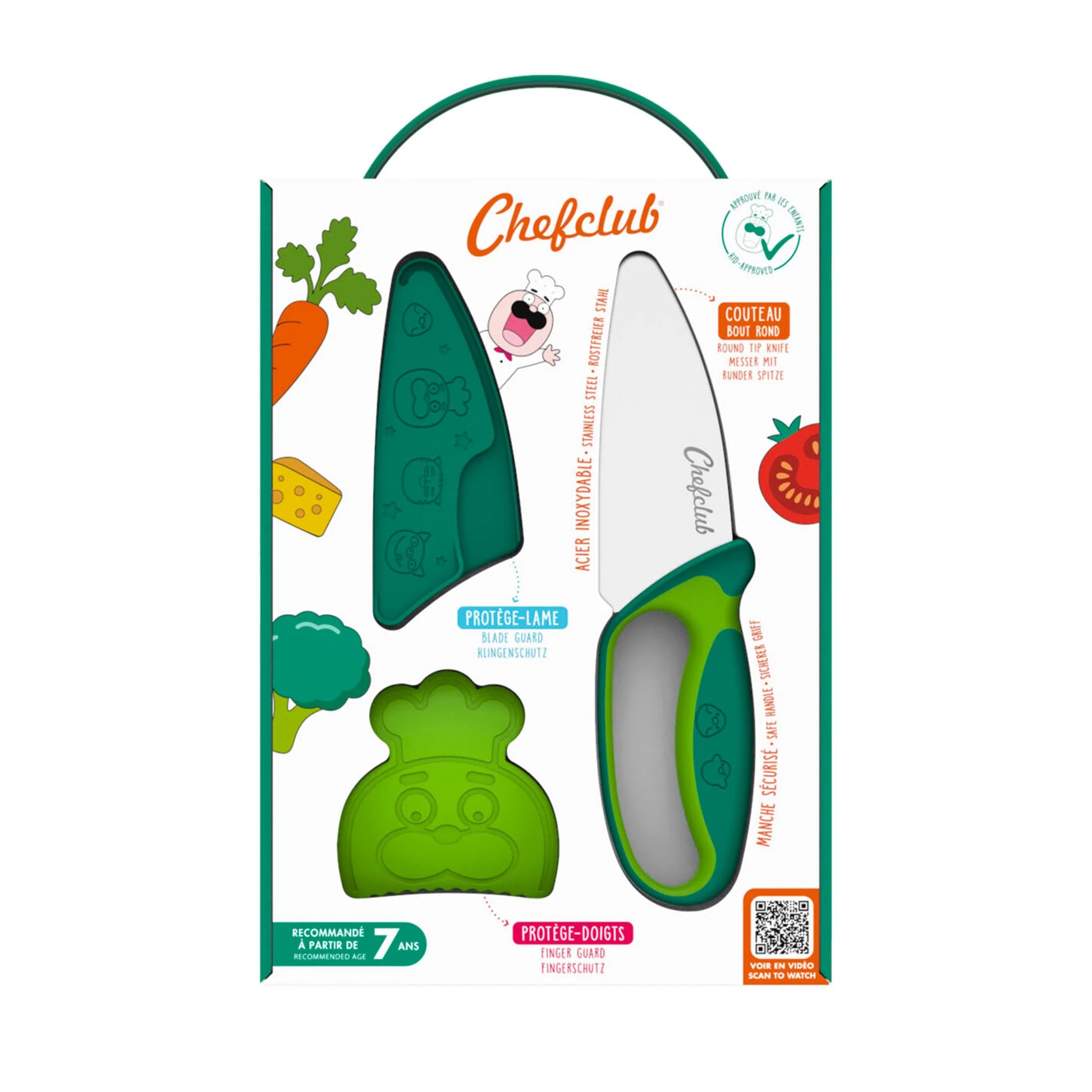 Couteau de Chef - Vert - Image 3