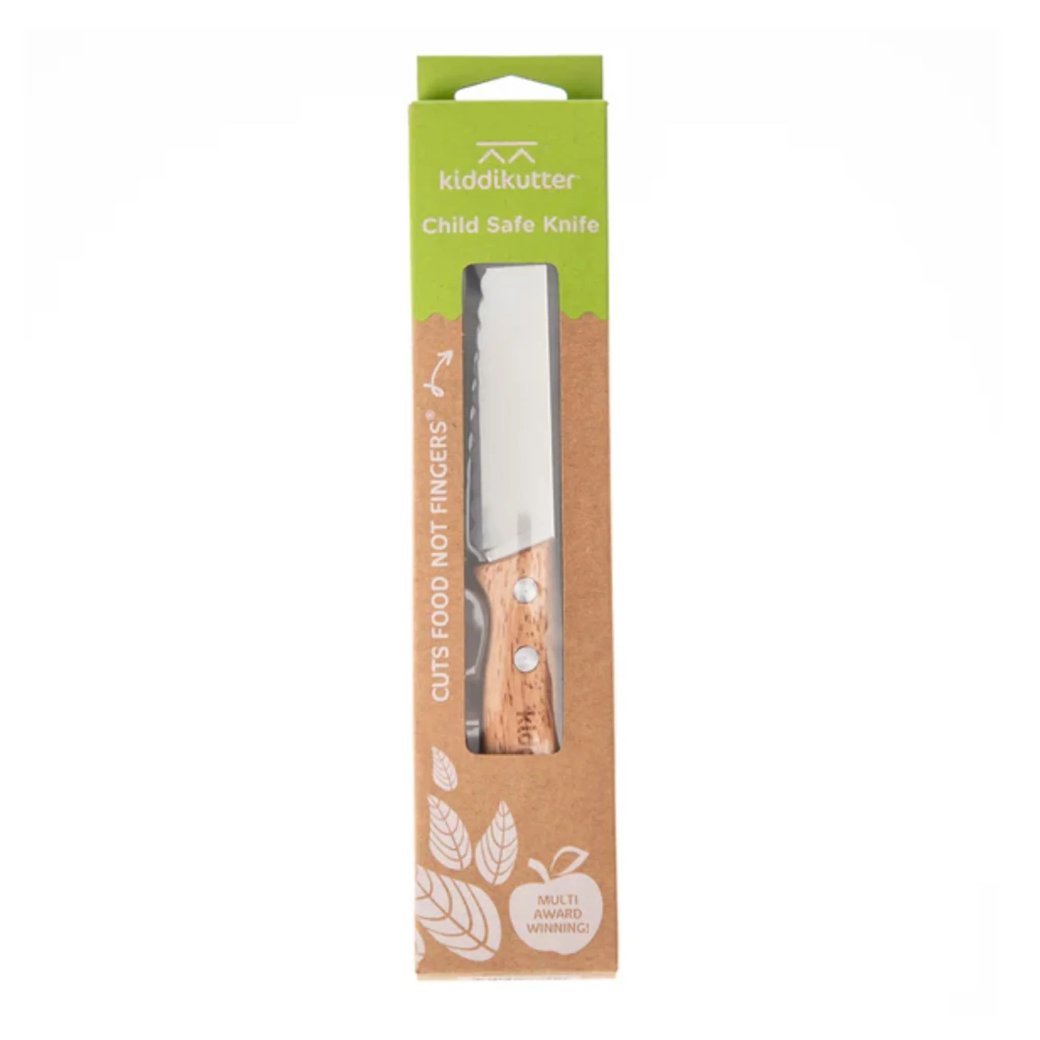 Couteau de Sécurité pour Enfants Kiddikutter avec Manche en Bois - Image 2
