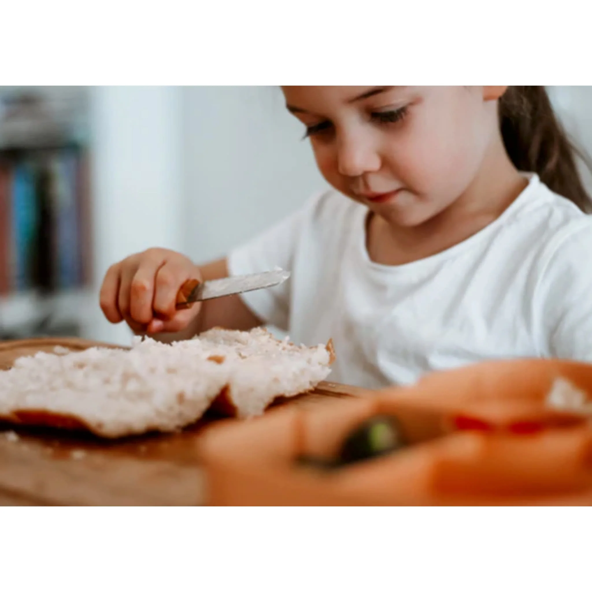 Couteau de Sécurité pour Enfants Kiddikutter avec Manche en Bois - Image 3