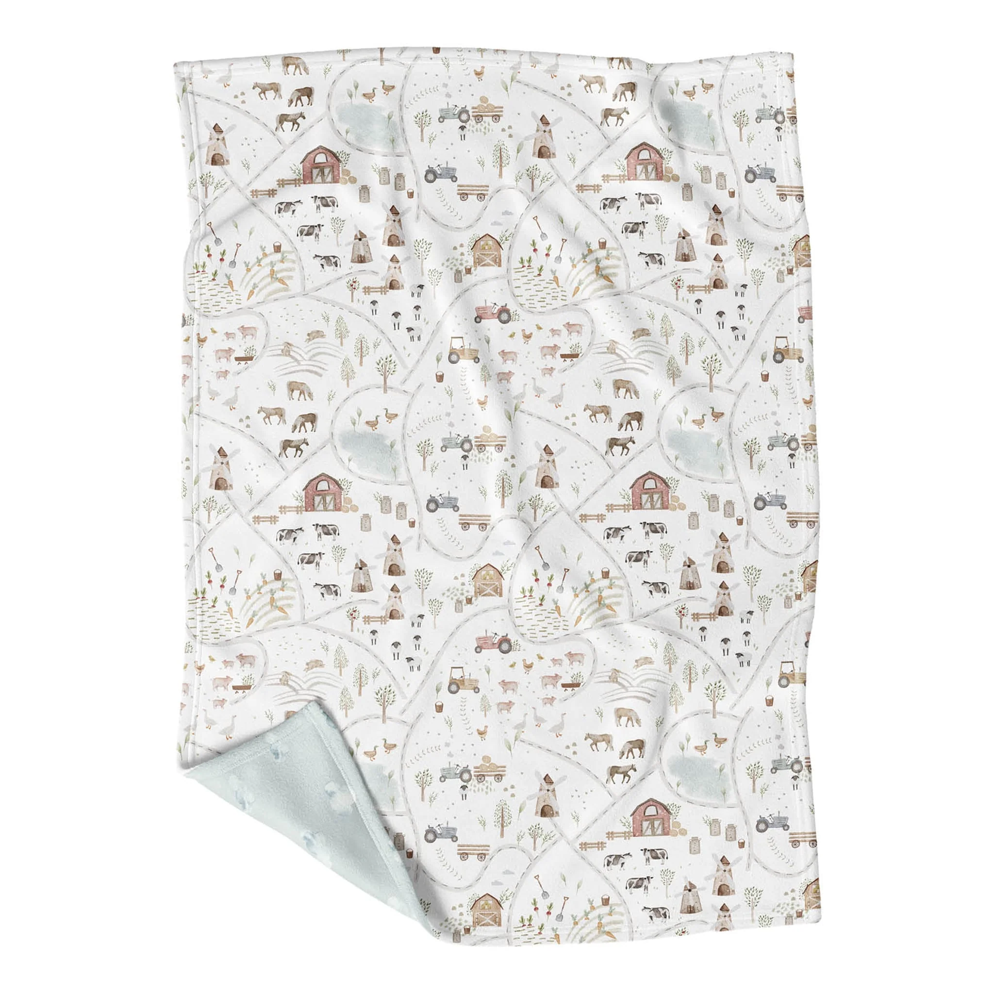 Petite Couverture Minky - Ferme Gédéon