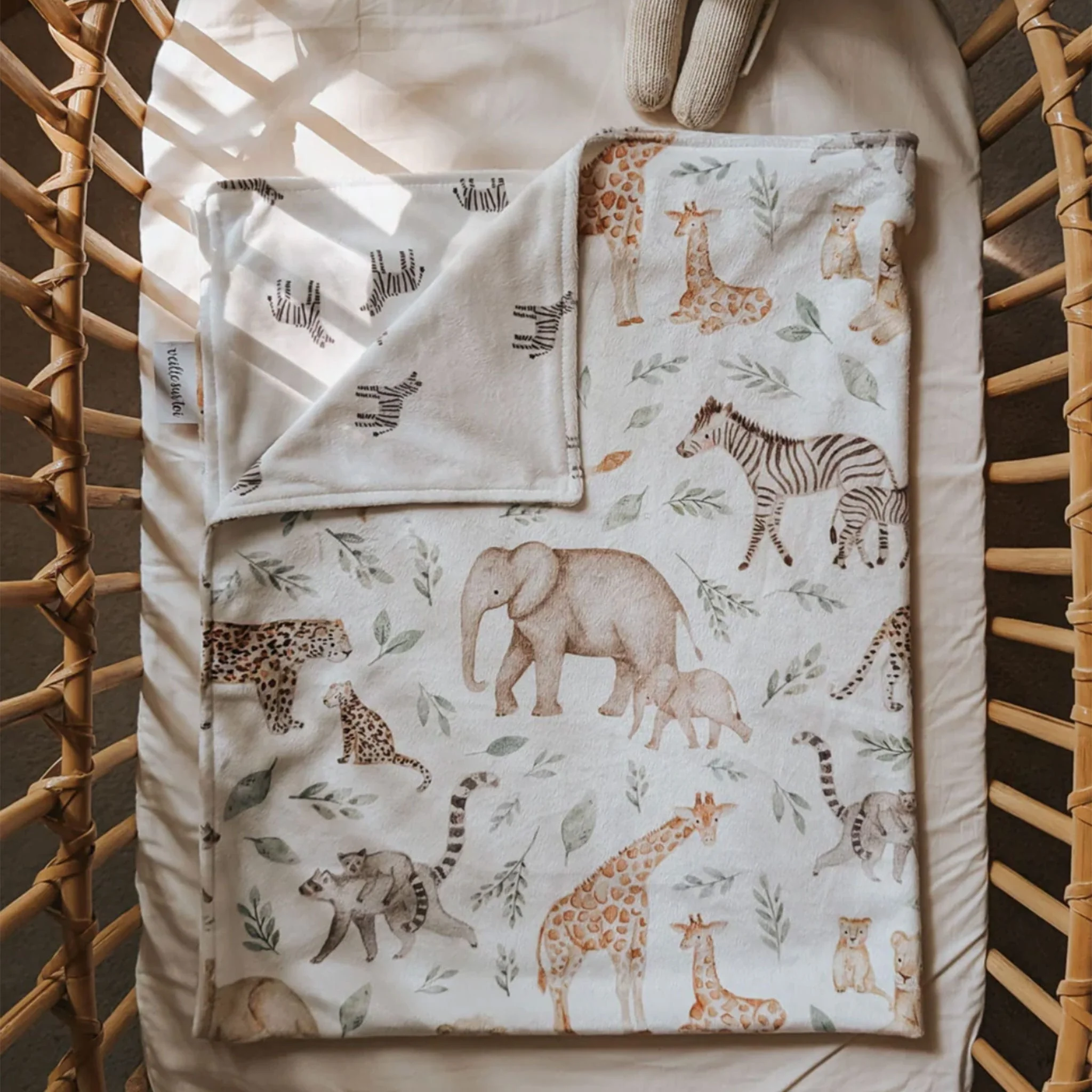 Petite Couverture Minky - Savannah - Image 2