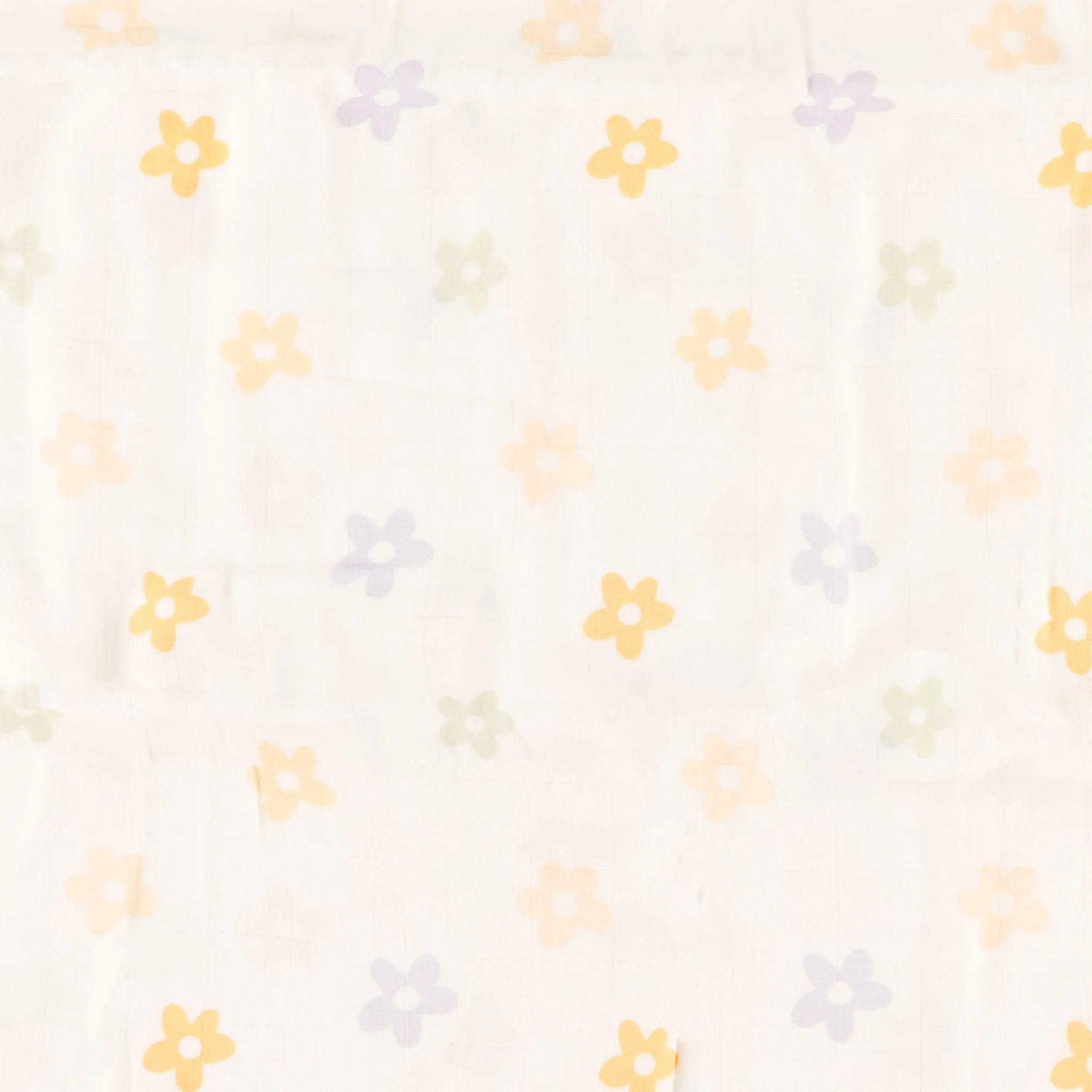 Couverture Mousseline Bambou - Fleurs - Image 3
