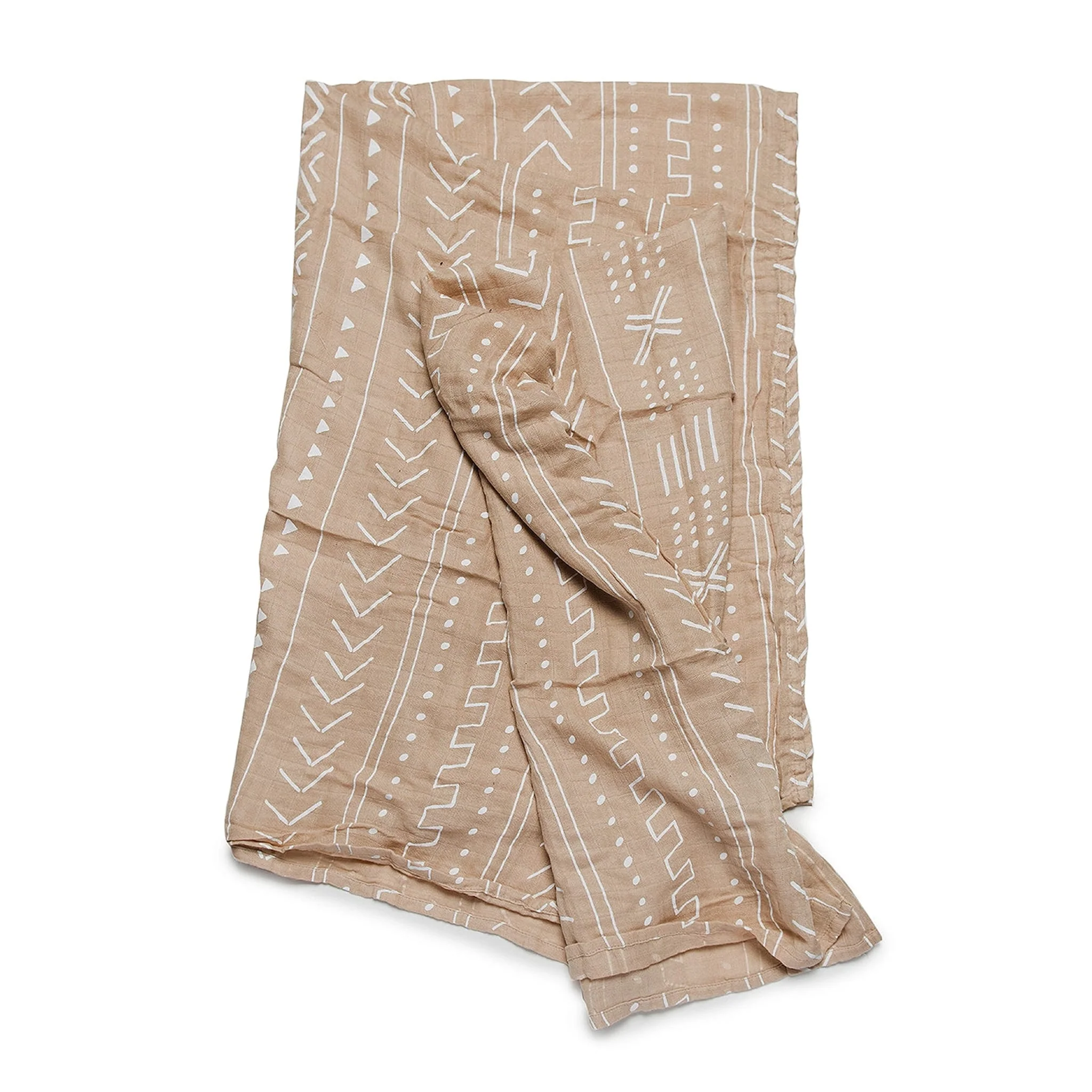 Couverture Mousseline Bambou - Amande