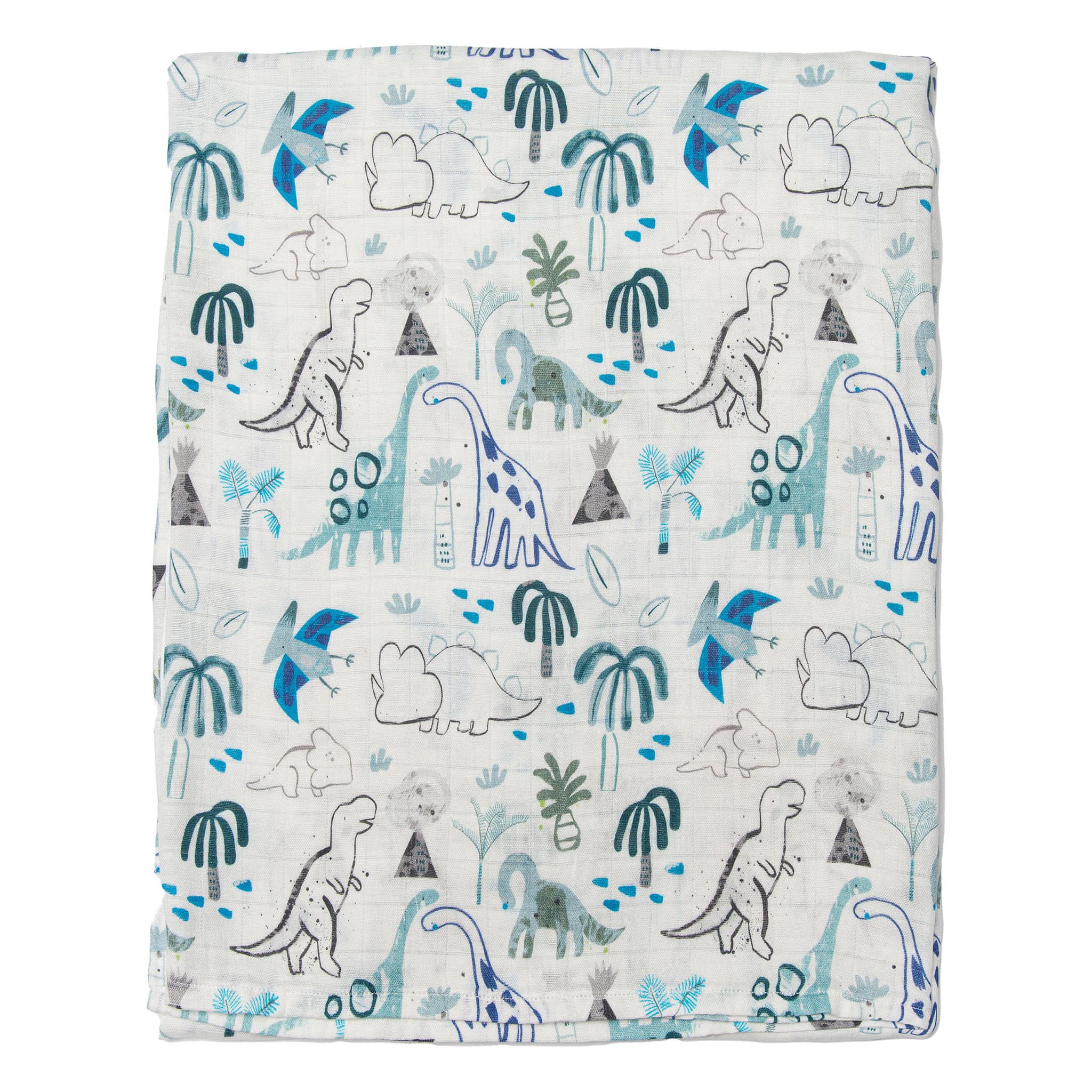 Couverture Mousseline Bambou - Dinosaures - Image 3