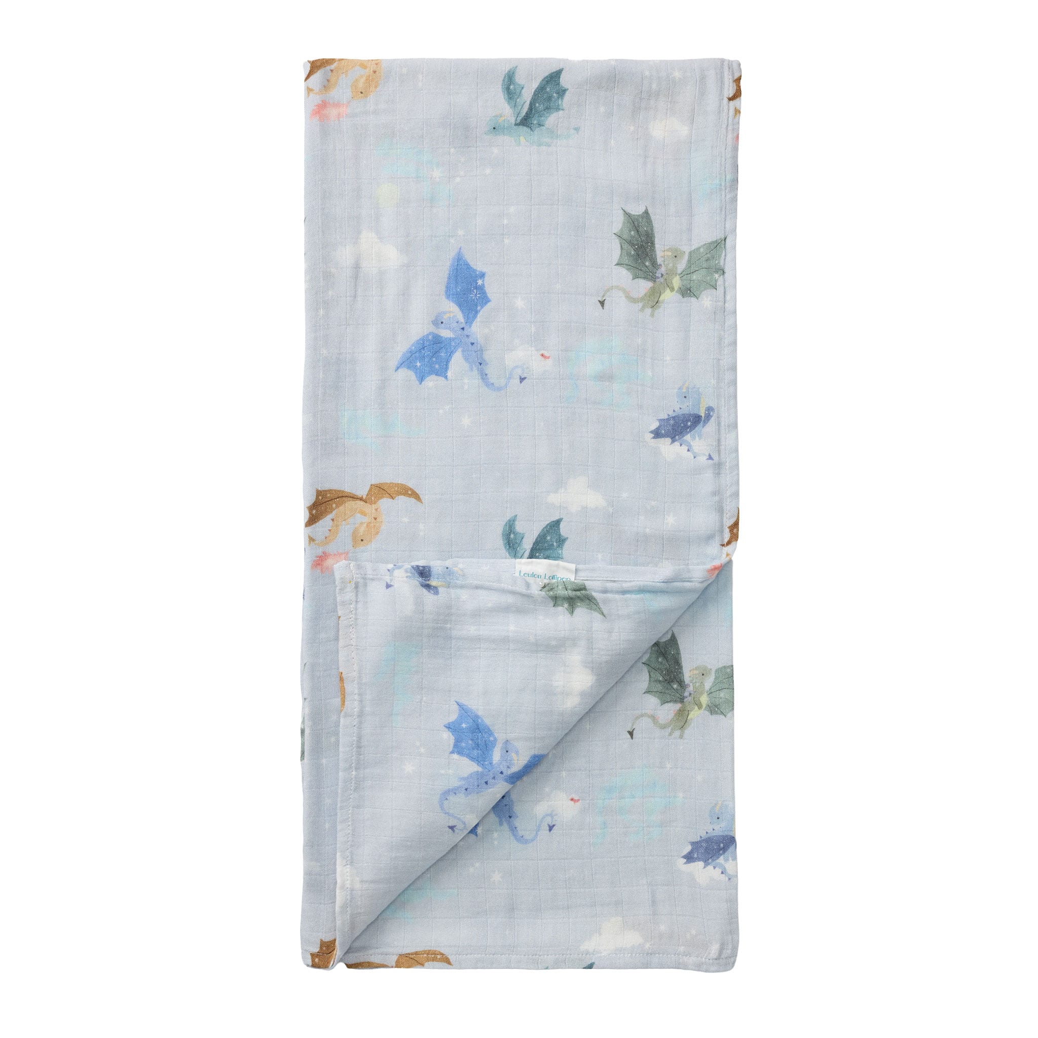 Couverture Mousseline Bambou - Dragon