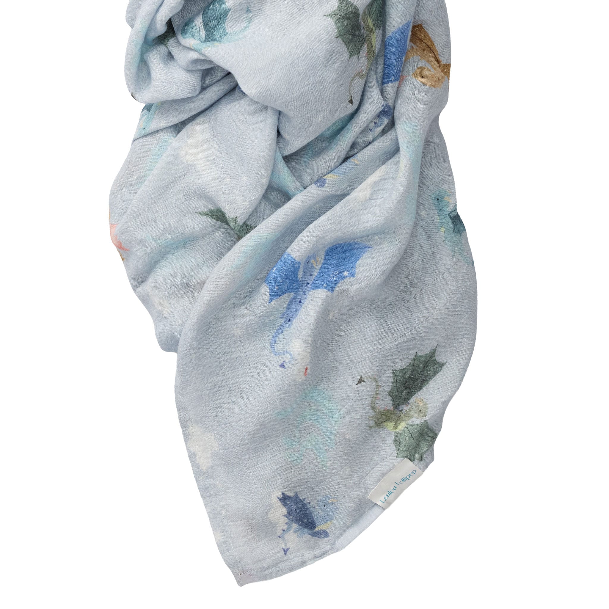 Couverture Mousseline Bambou - Dragon - Image 2