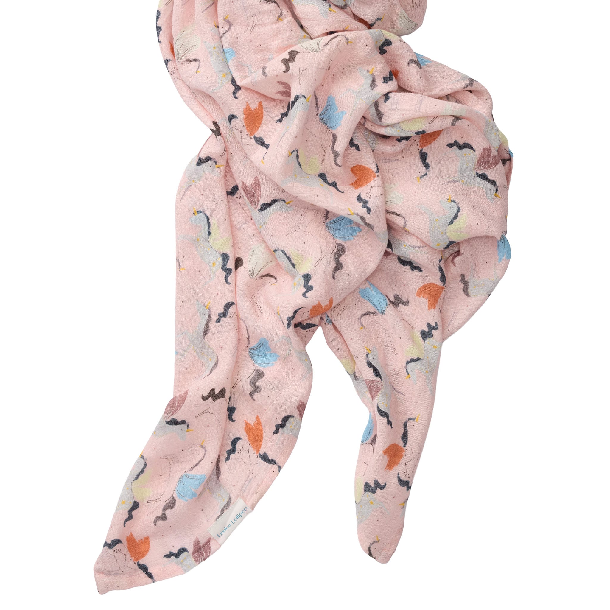 Couverture Mousseline Bambou - Licornes - Image 2