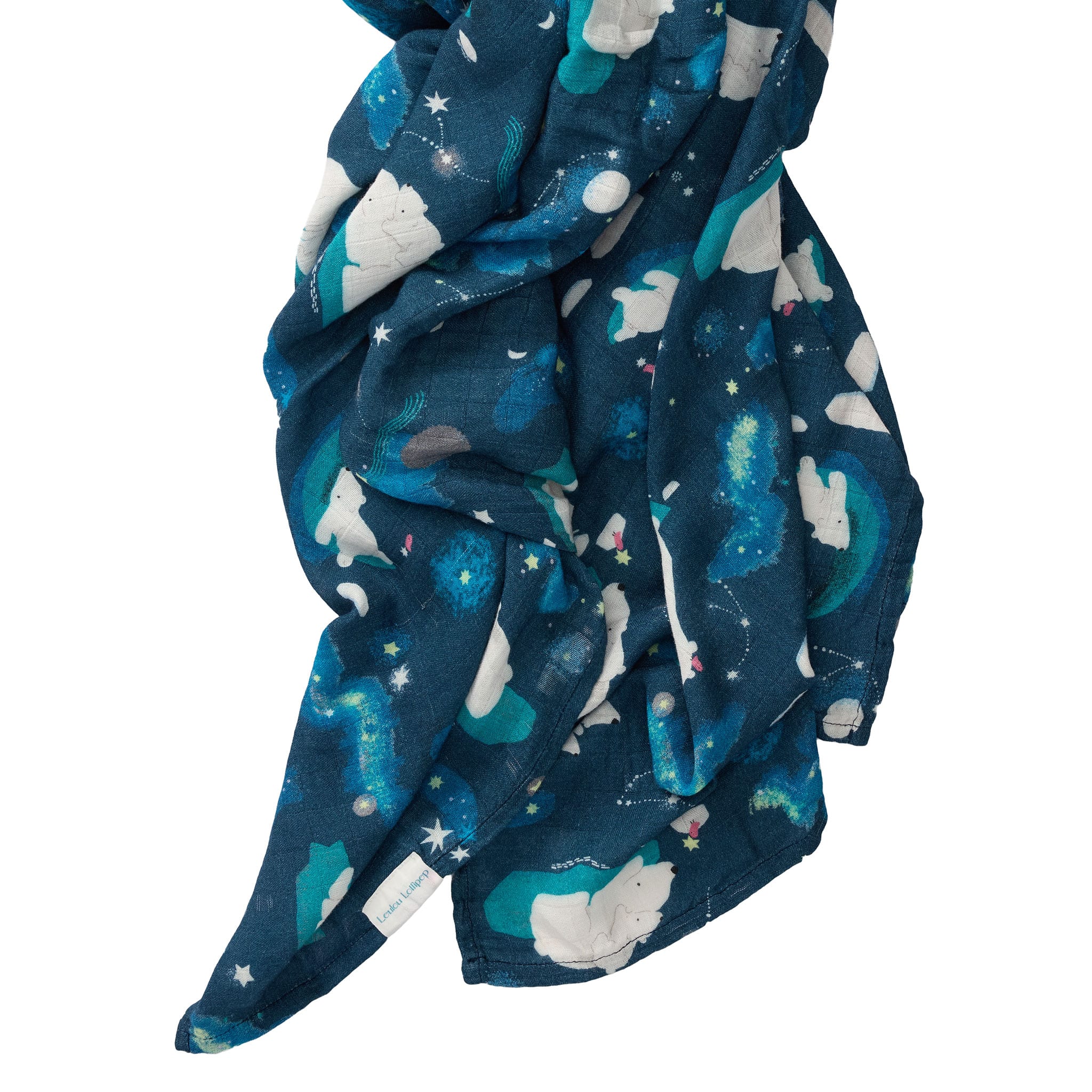 Couverture Mousseline Bambou - Ours Polaire - Image 2