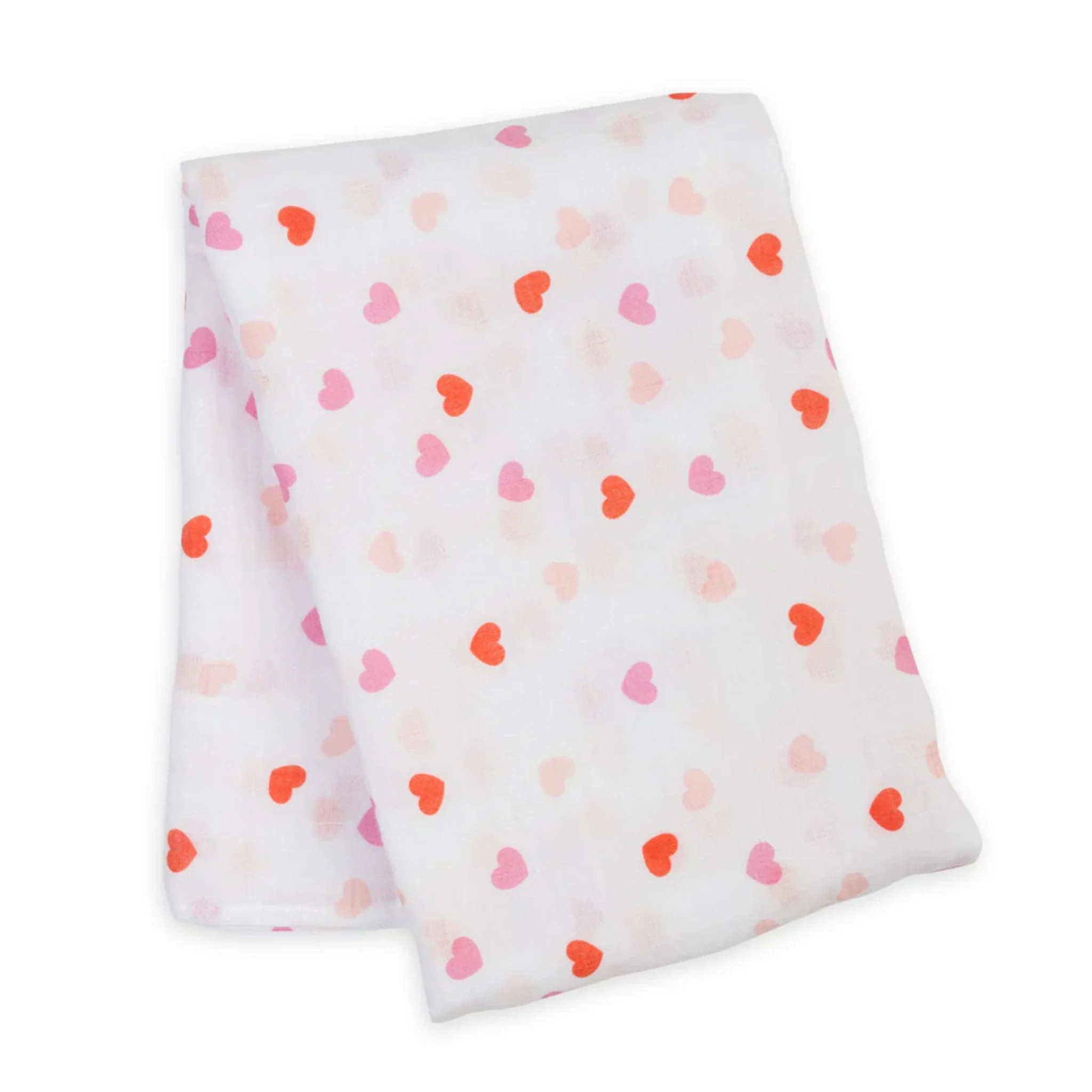 Couverture Mousseline - Coeurs - Image 2