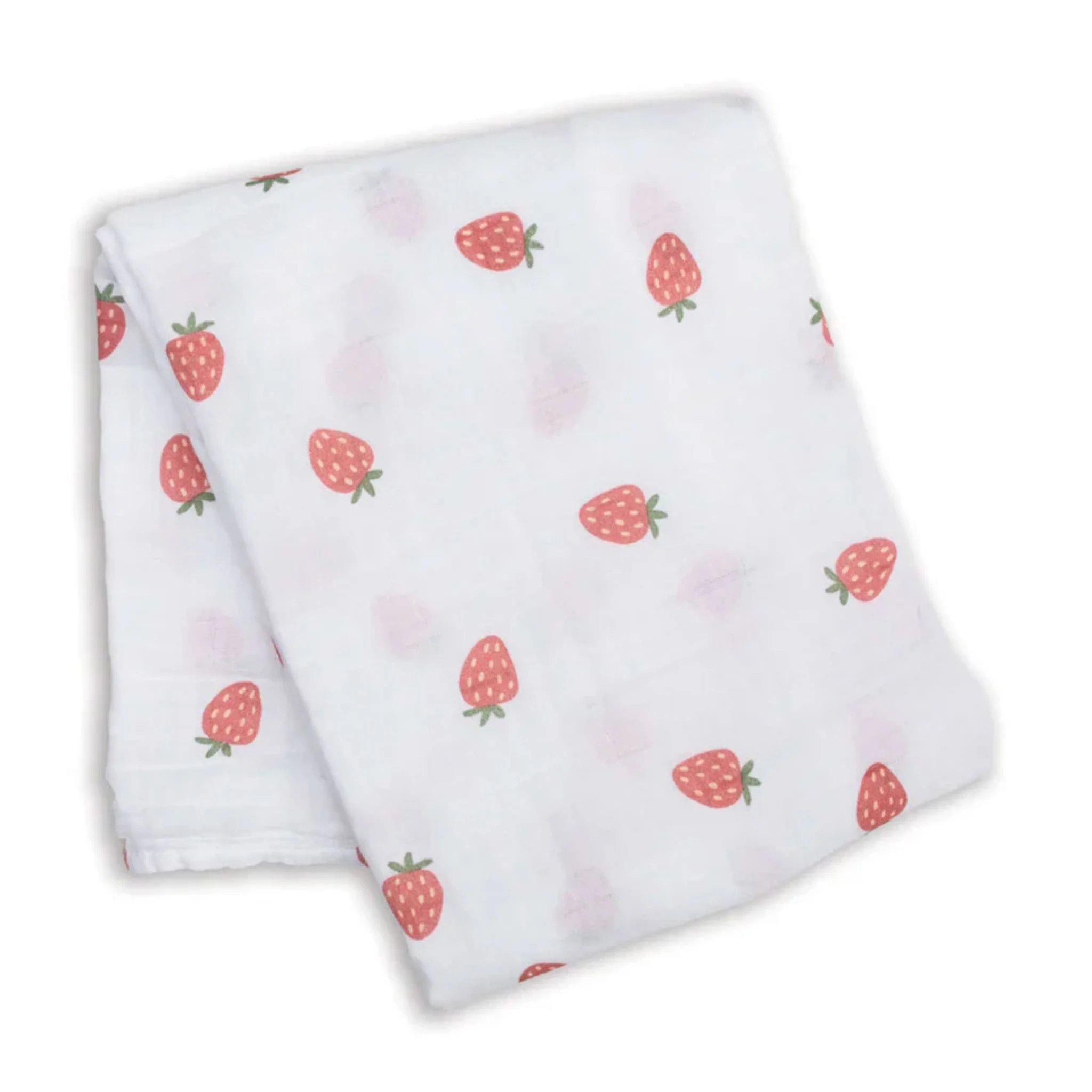 Couverture Mousseline - Fraises - Image 3