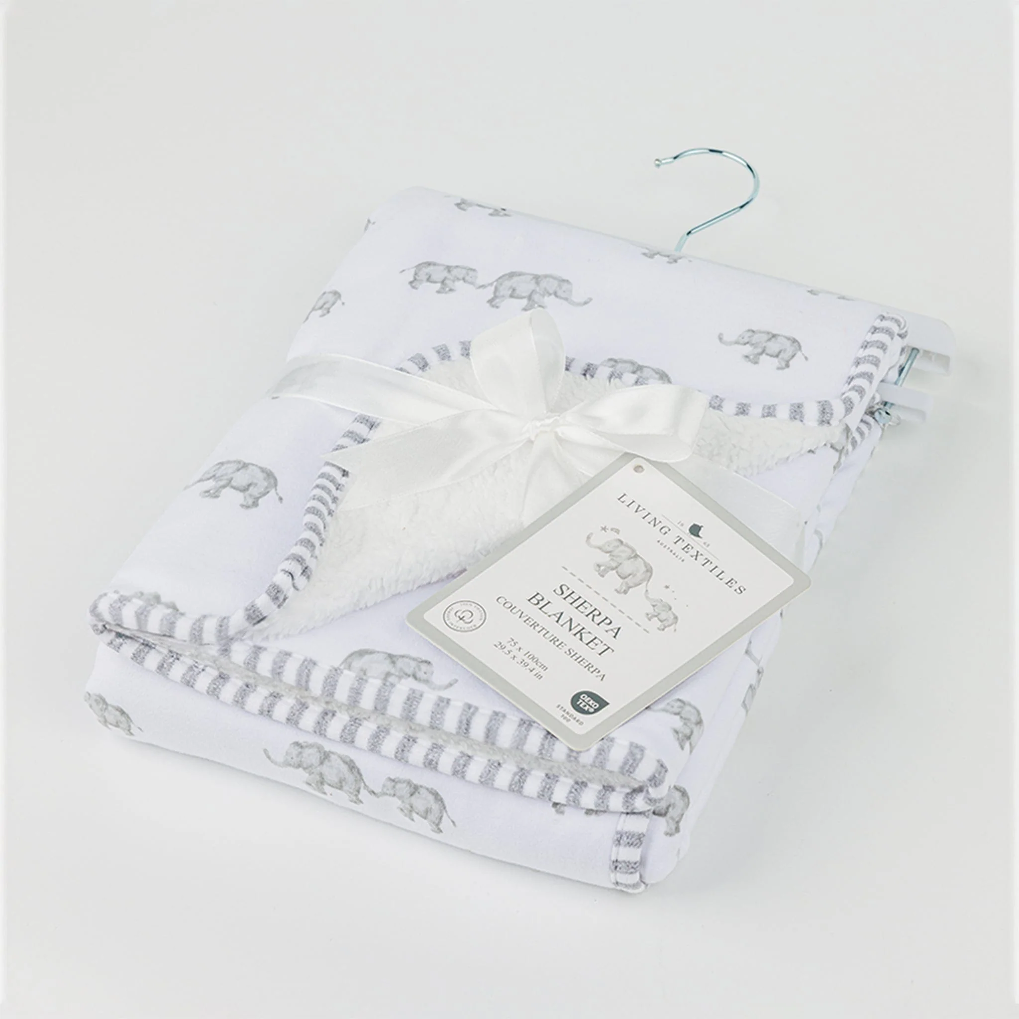 Couverture Sherpa - Eléphant Gris - Image 3