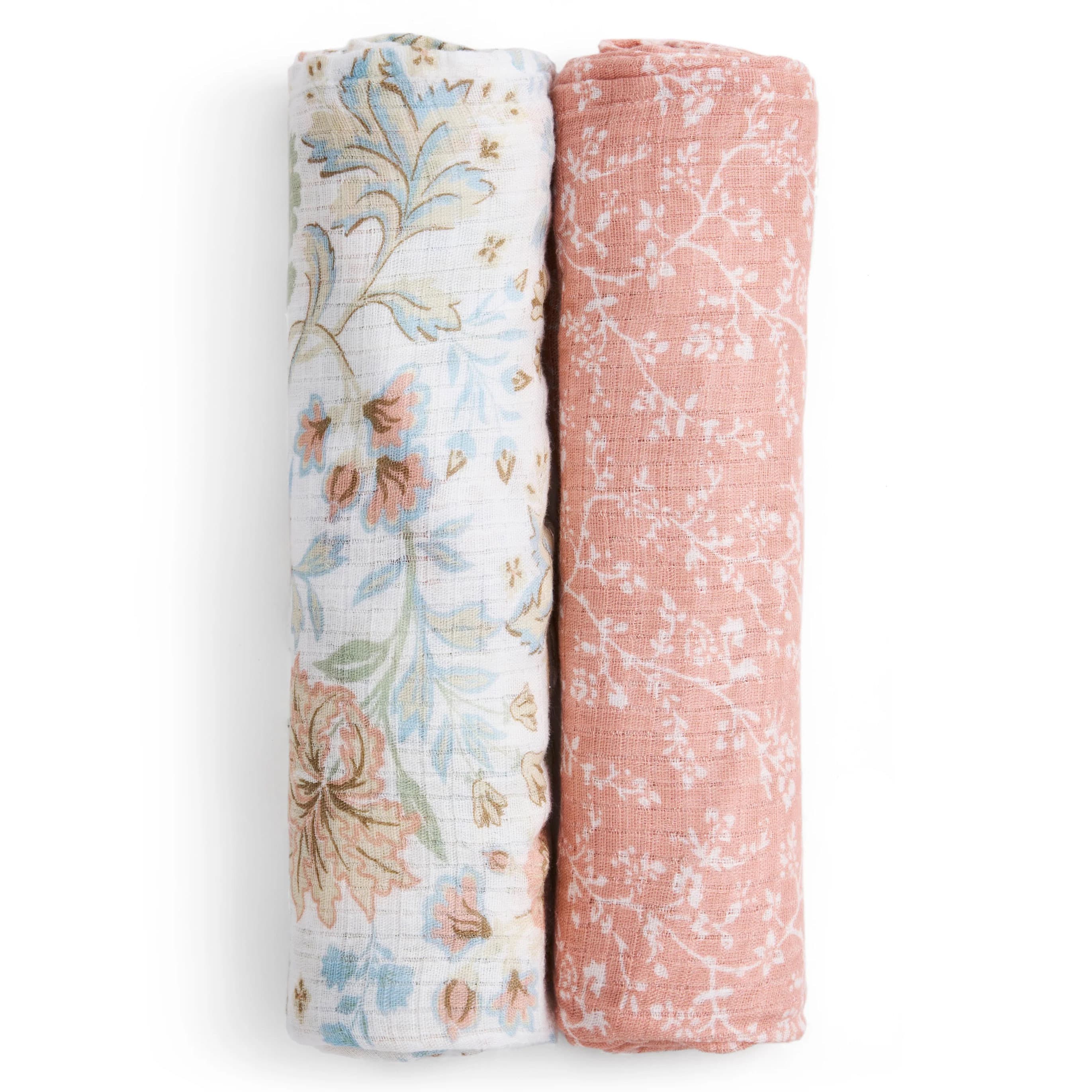 Couvertures en Mousseline(2) - Fleurs