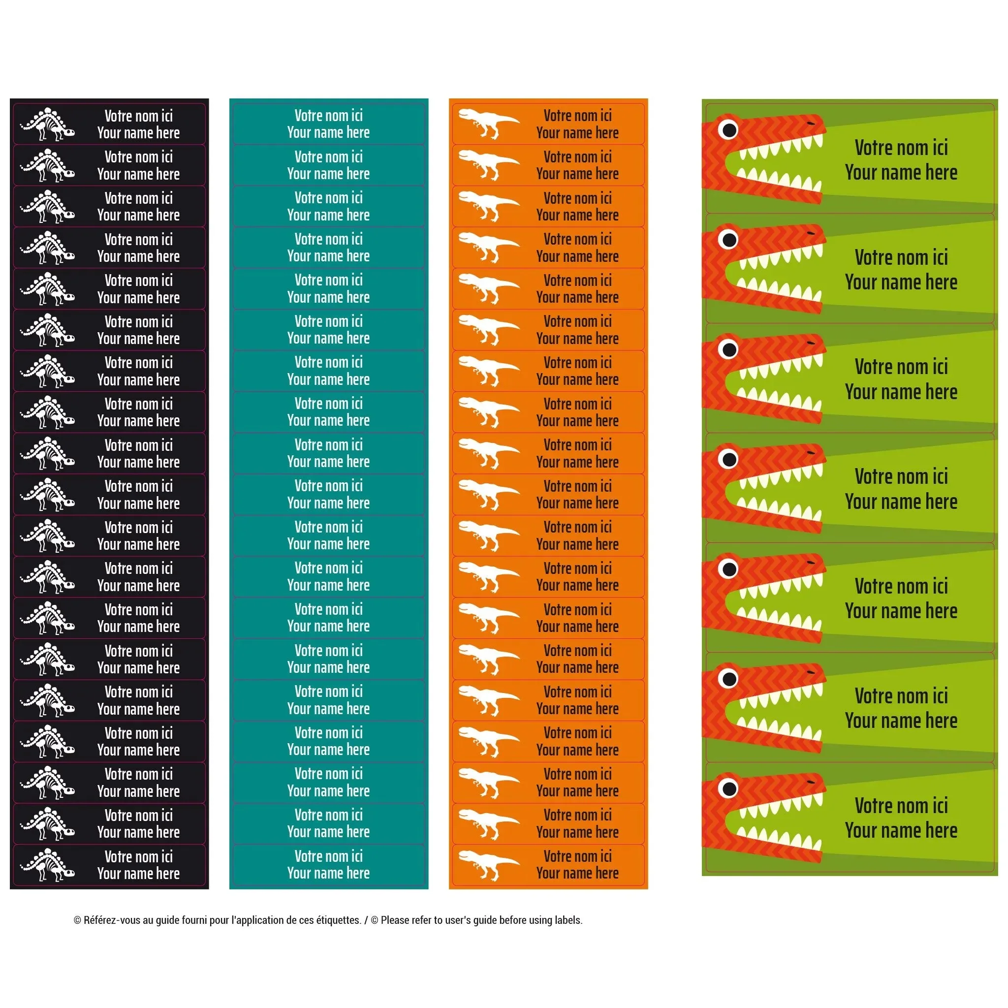 Étiquettes Essentiel - Dinosaures - Image 3