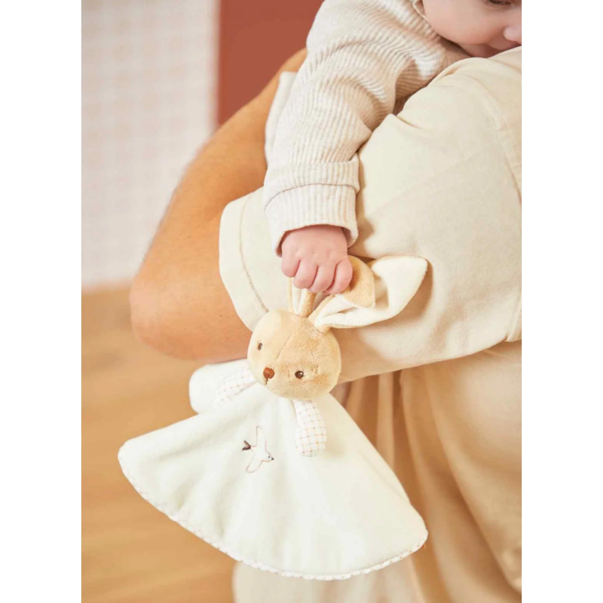 Doudou Lapin Ronde Crème - Image 2
