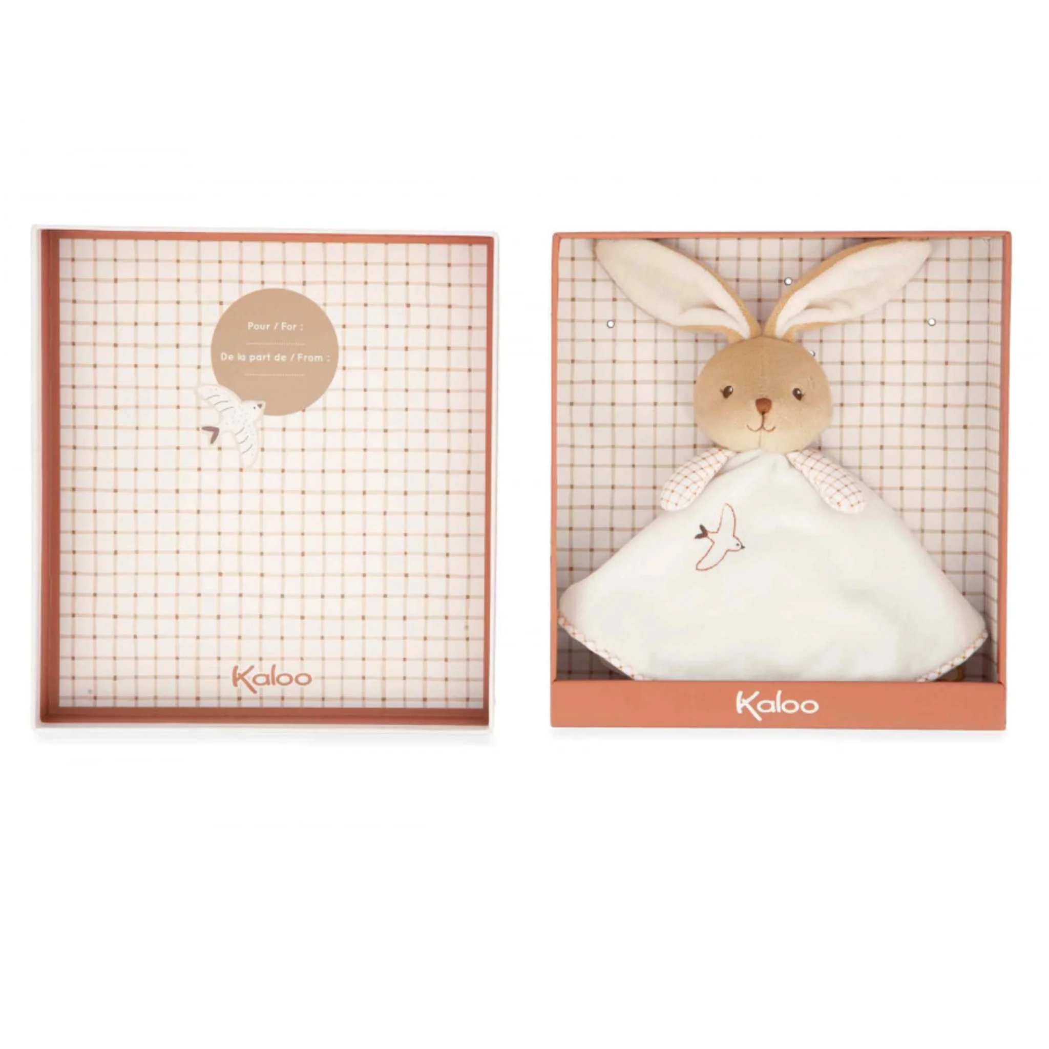 Doudou Lapin Ronde Crème - Image 4