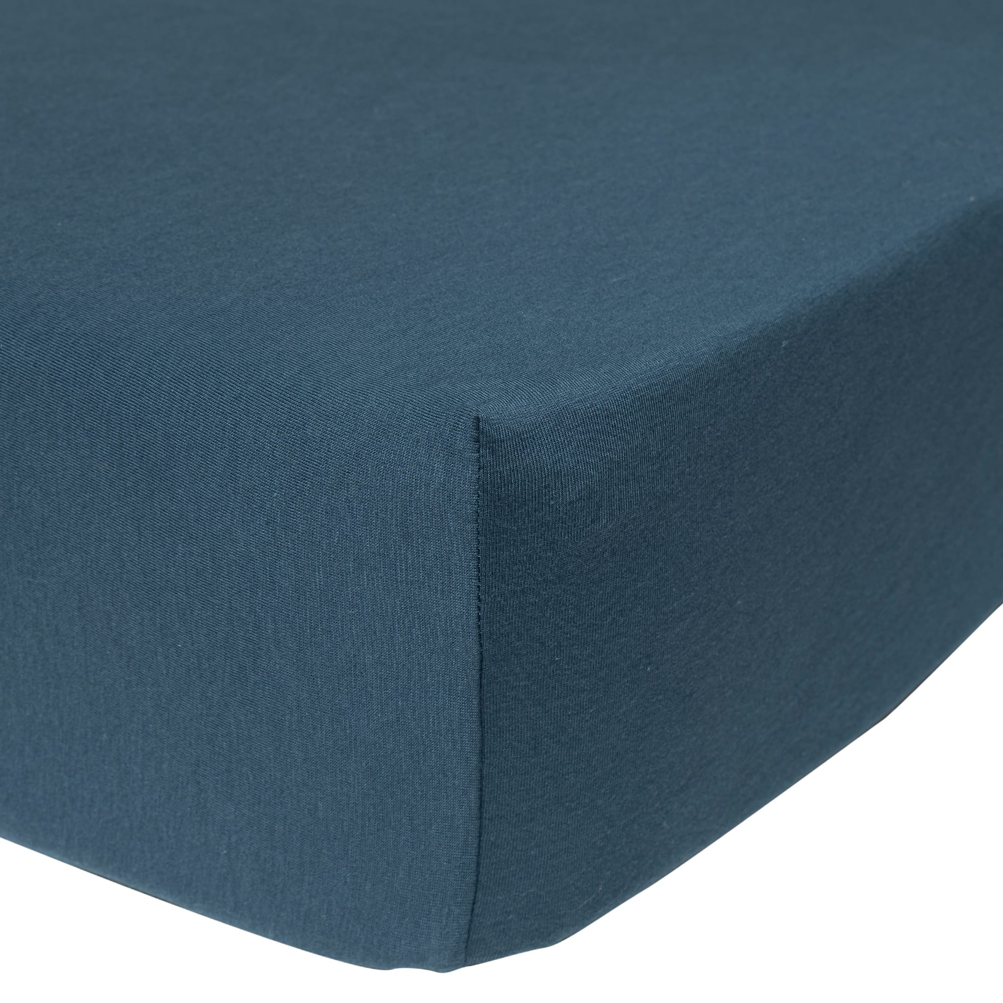 Drap Contour pour Lit de Bébé - Denim