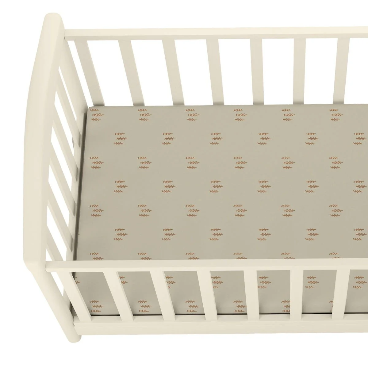 Drap Contour pour Lit de Bébé - Flanelle Pins - Image 3