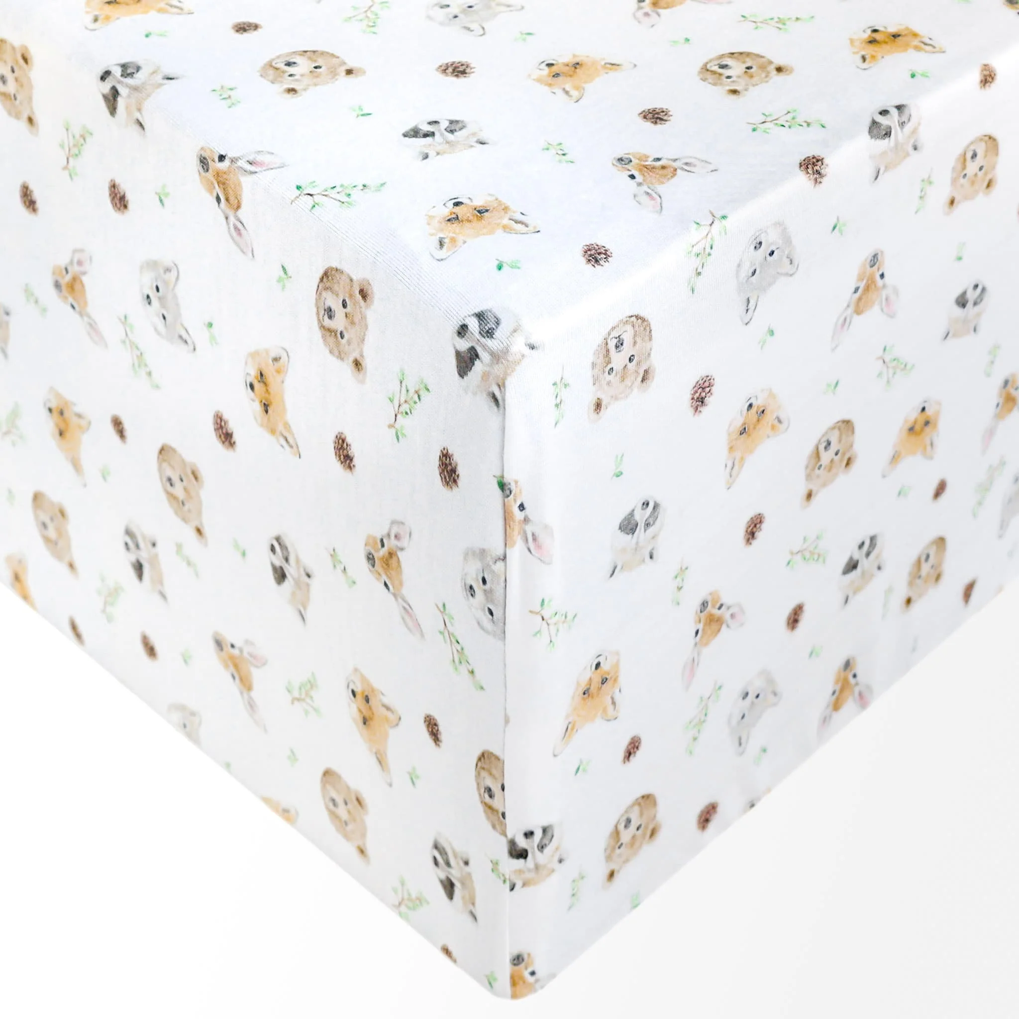 Drap Contour pour Lit de Bébé - Forêt