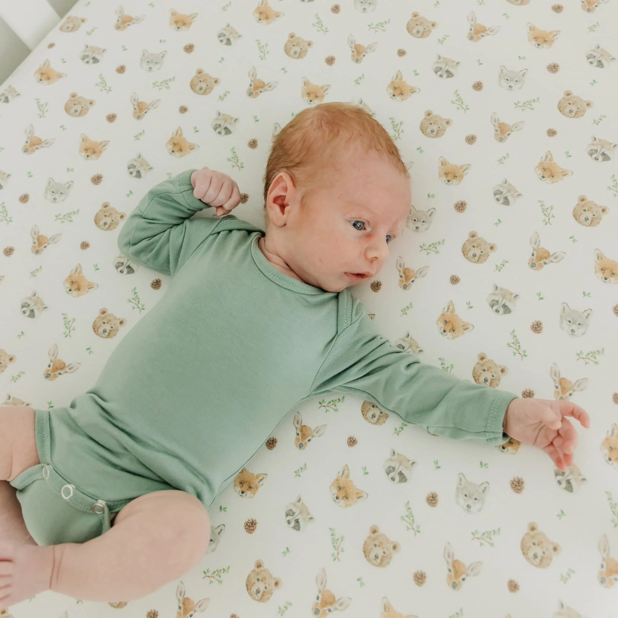 Drap Contour pour Lit de Bébé - Forêt - Image 5