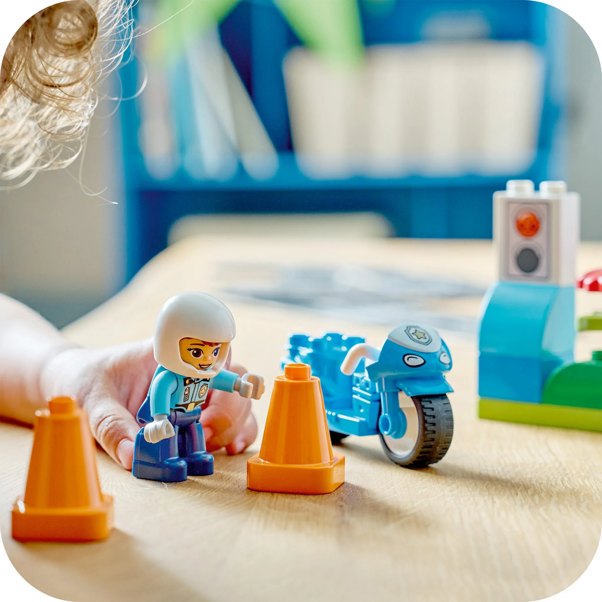 LEGO® DUPLO® Ma ville La moto de police bleue - Image 8