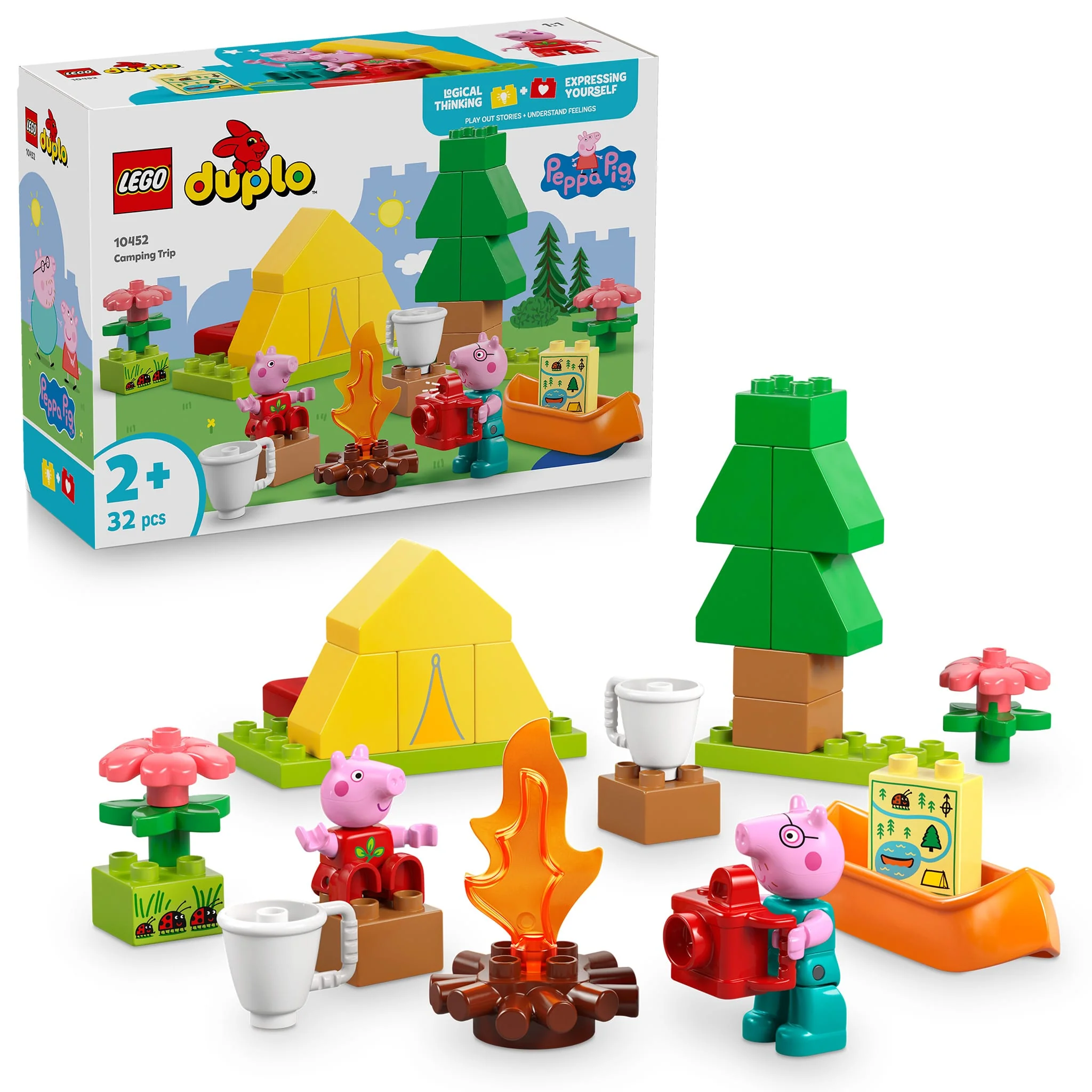 LEGO® DUPLO® Peppa Pig Le voyage en camping