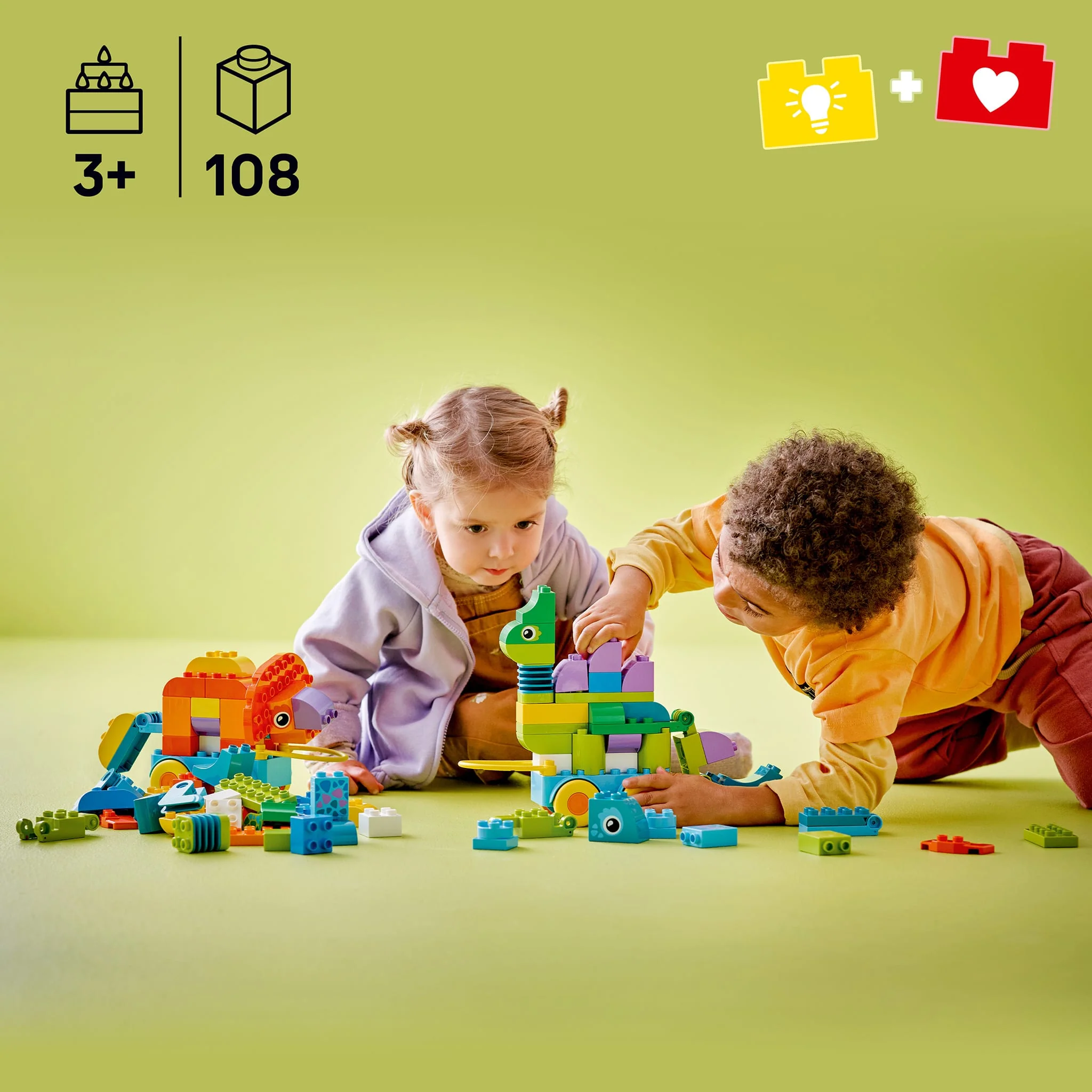 LEGO® DUPLO® Ma ville Les dinosaures sur roues 3en1 - Image 2