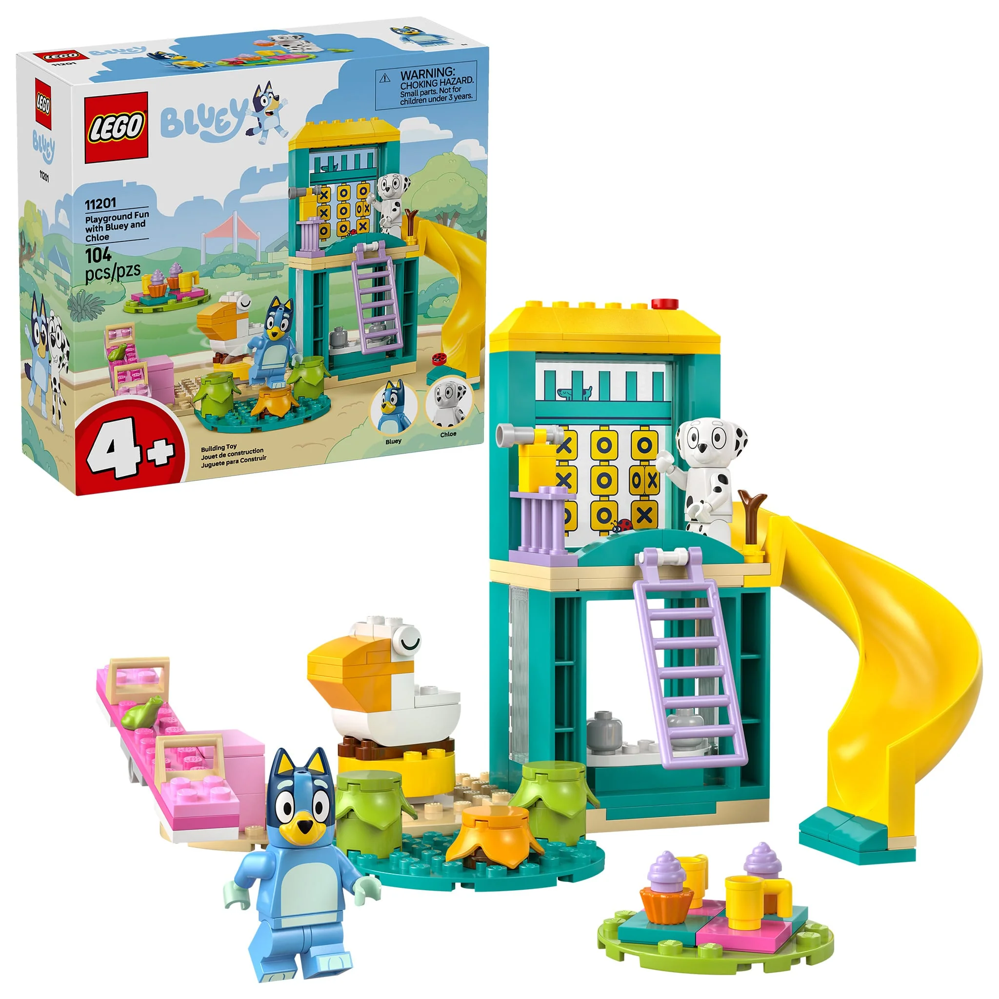 LEGO® Bluey Le terrain de jeu de Bluey et Chloe