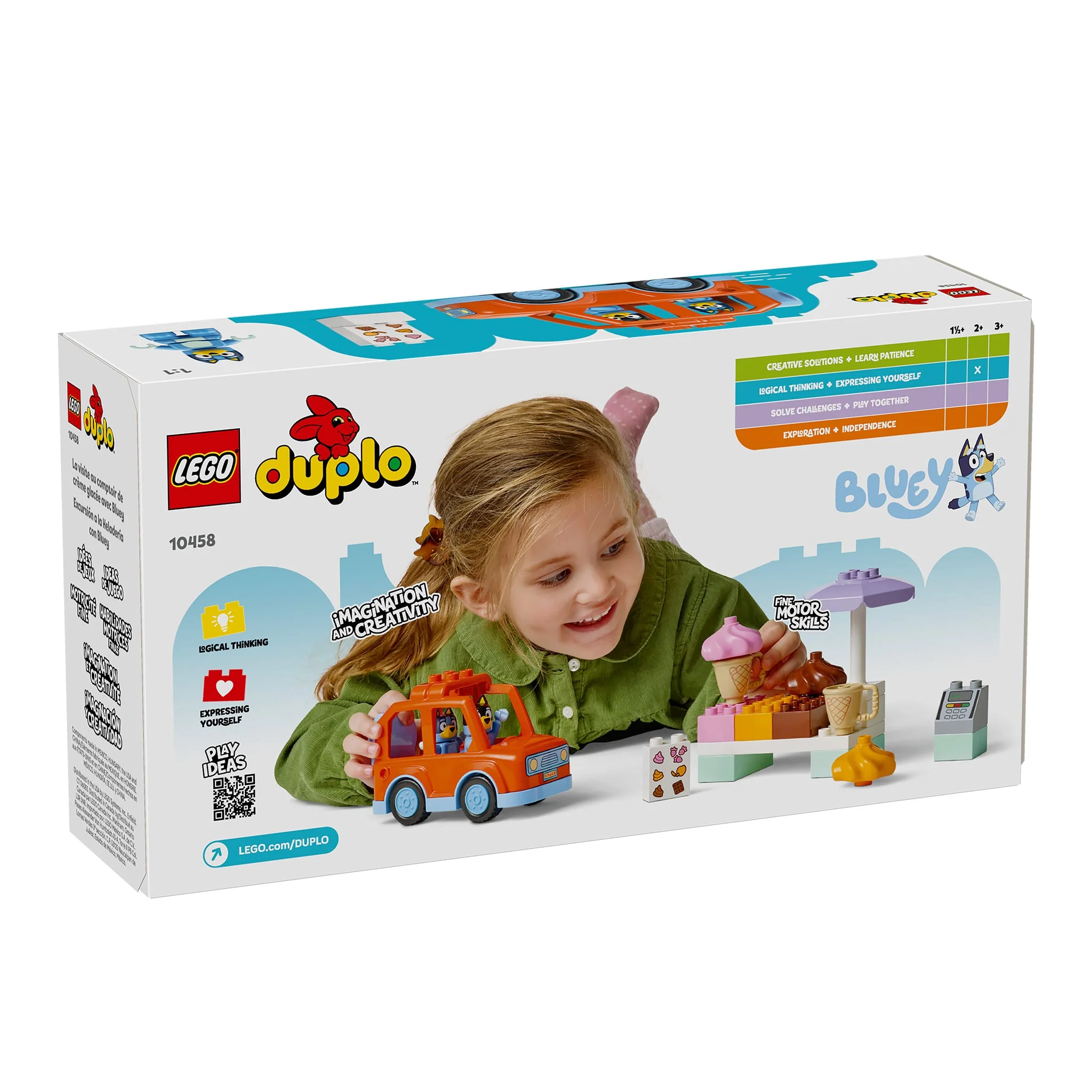 LEGO® DUPLO® La visite au comptoir de crème glacée avec Bluey - Image 8