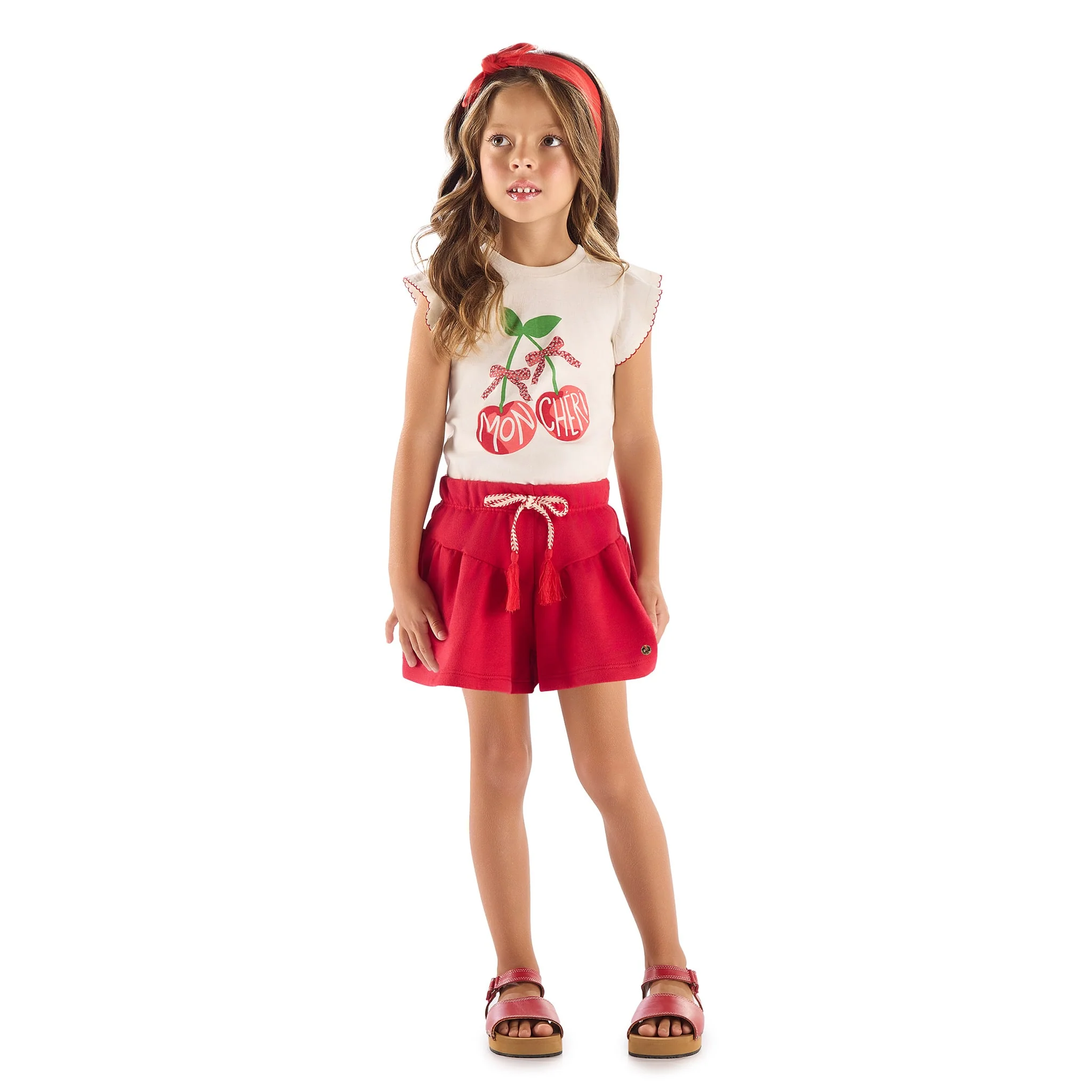 Ensemble Deux Pièces Cerises 2-8ans - Image 2