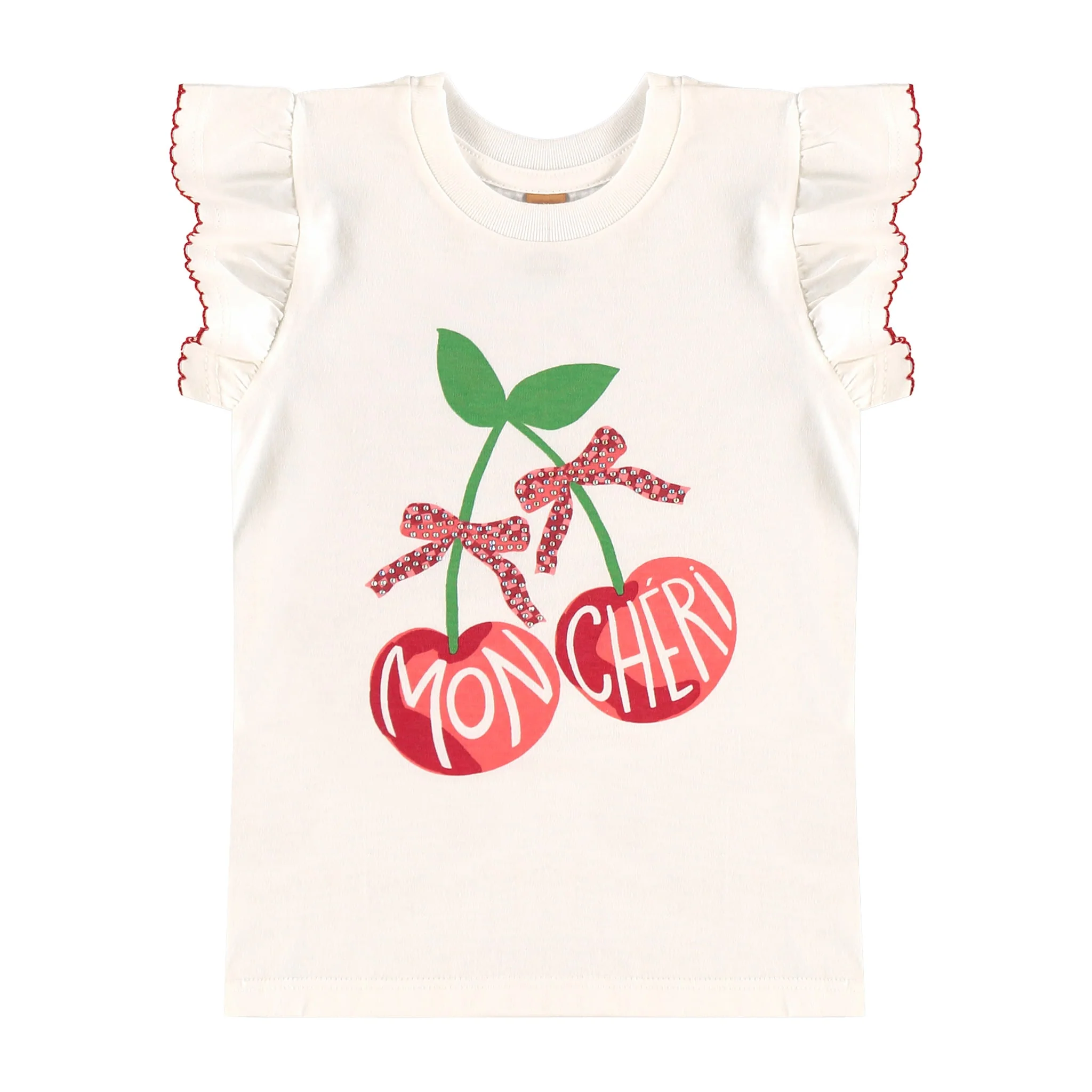 Ensemble Deux Pièces Cerises 2-8ans - Image 3