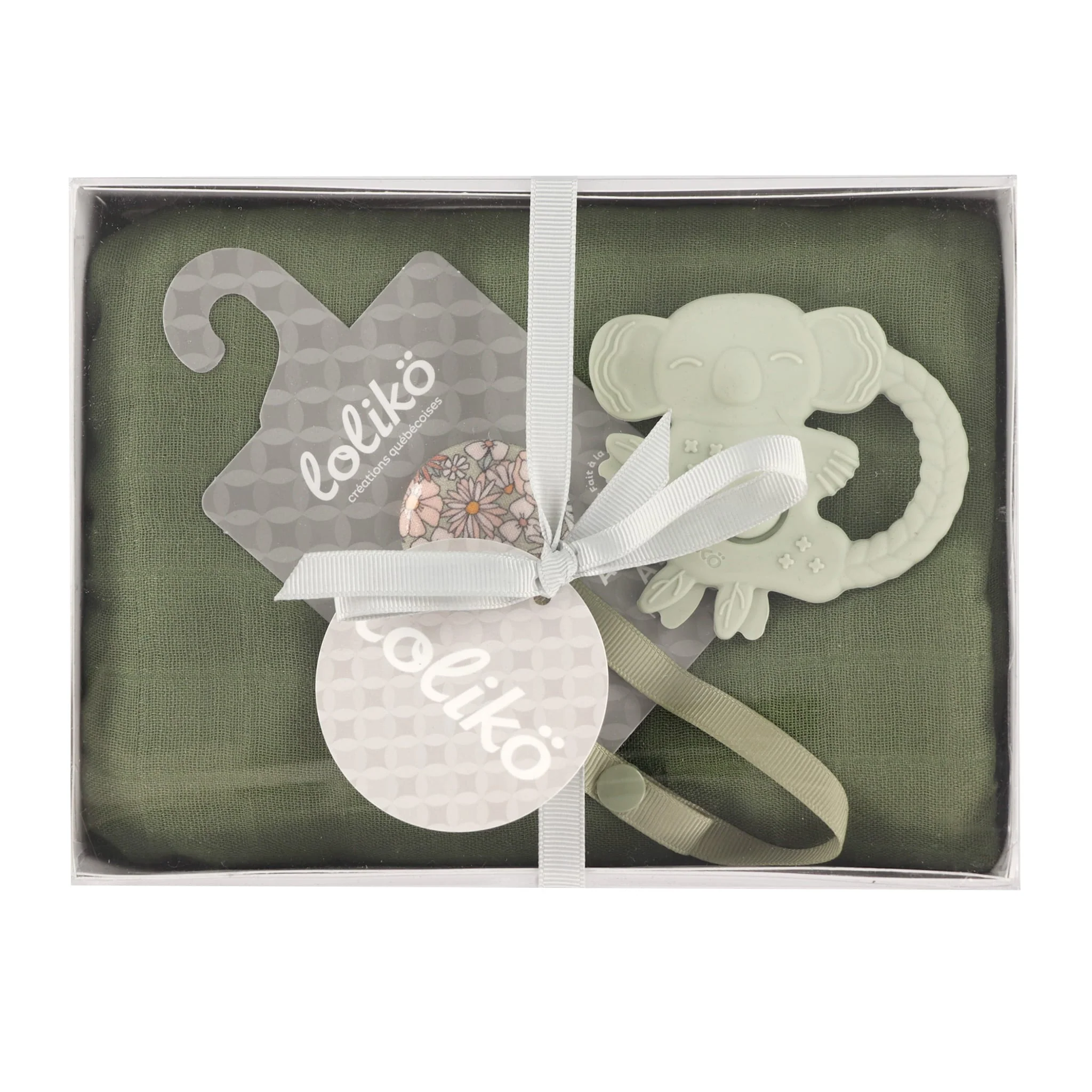 Ensemble Cadeau - Fleurs Vertes