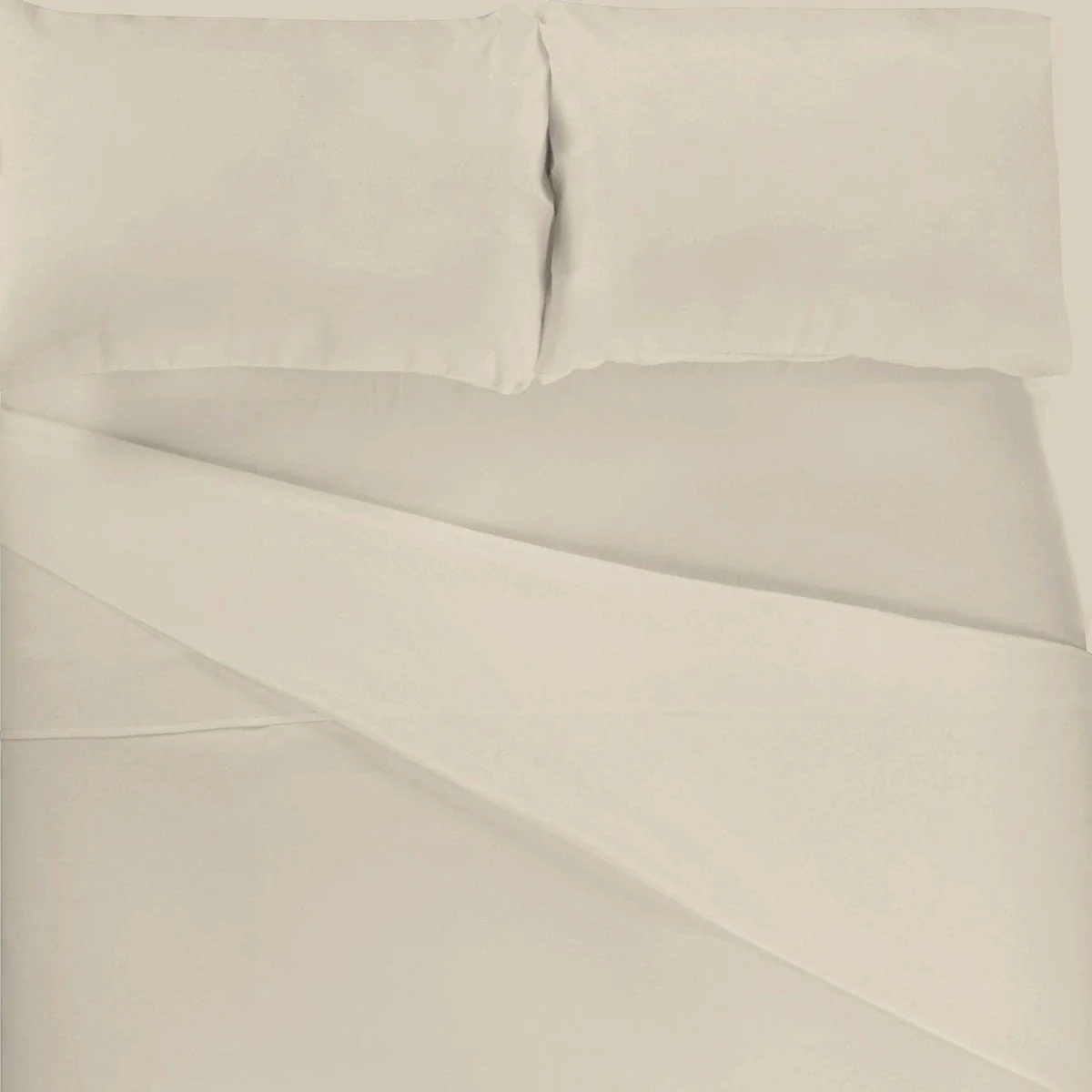 Ensemble Draps Flanelle Lit Double - Avoine