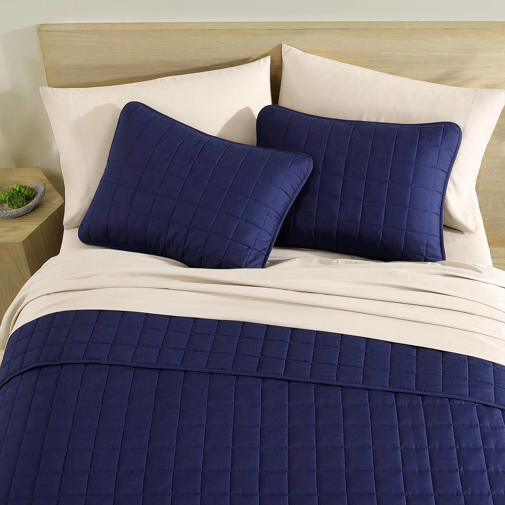 Ensemble Draps Lit Double - Ivoire - Image 5