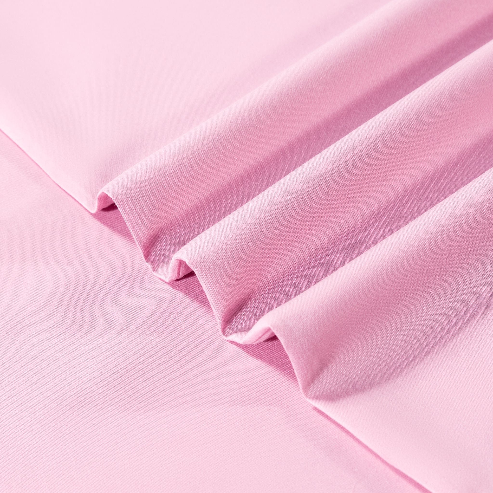 Ensemble Draps Lit Double - Rose - Image 3