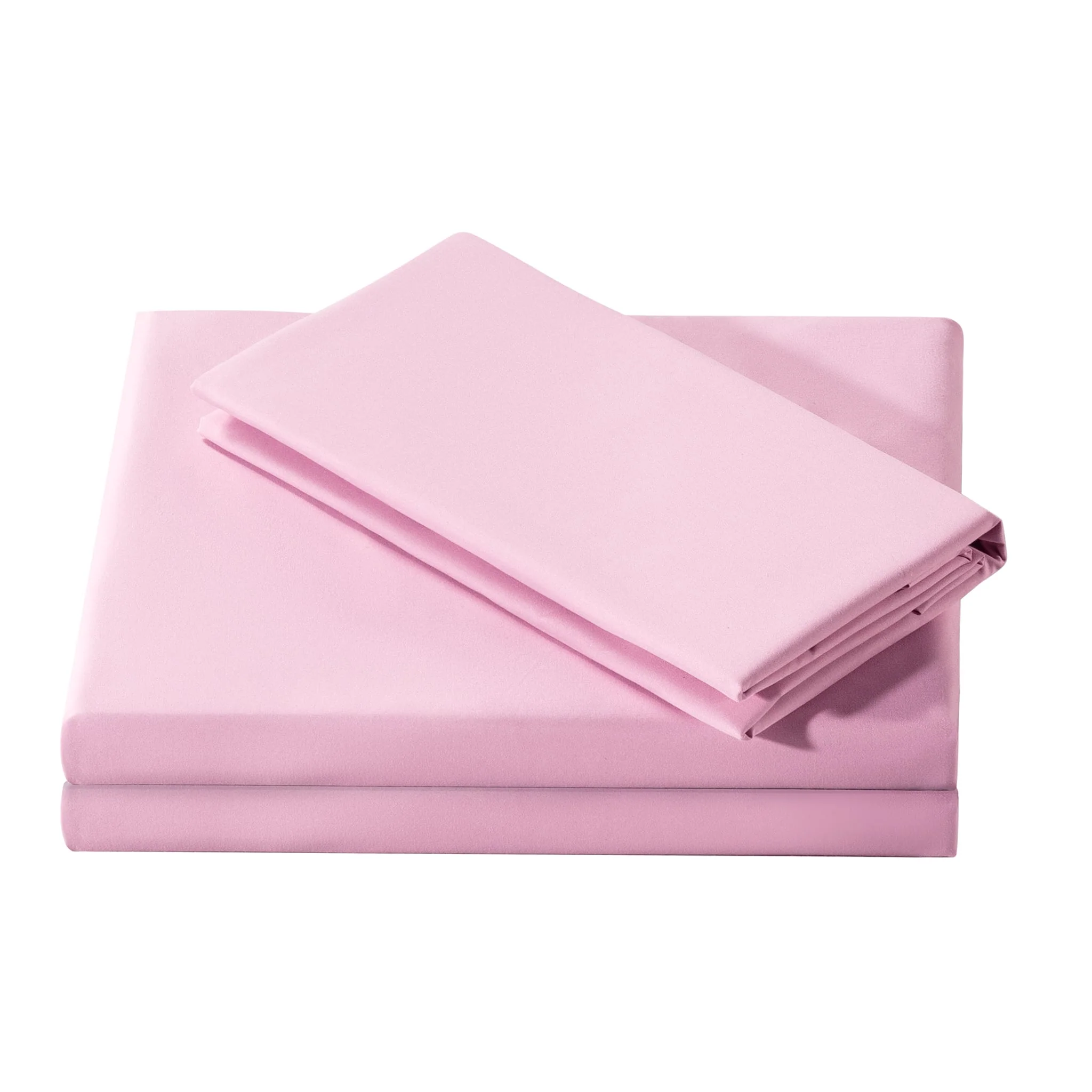 Ensemble Draps Lit Double - Rose - Image 4